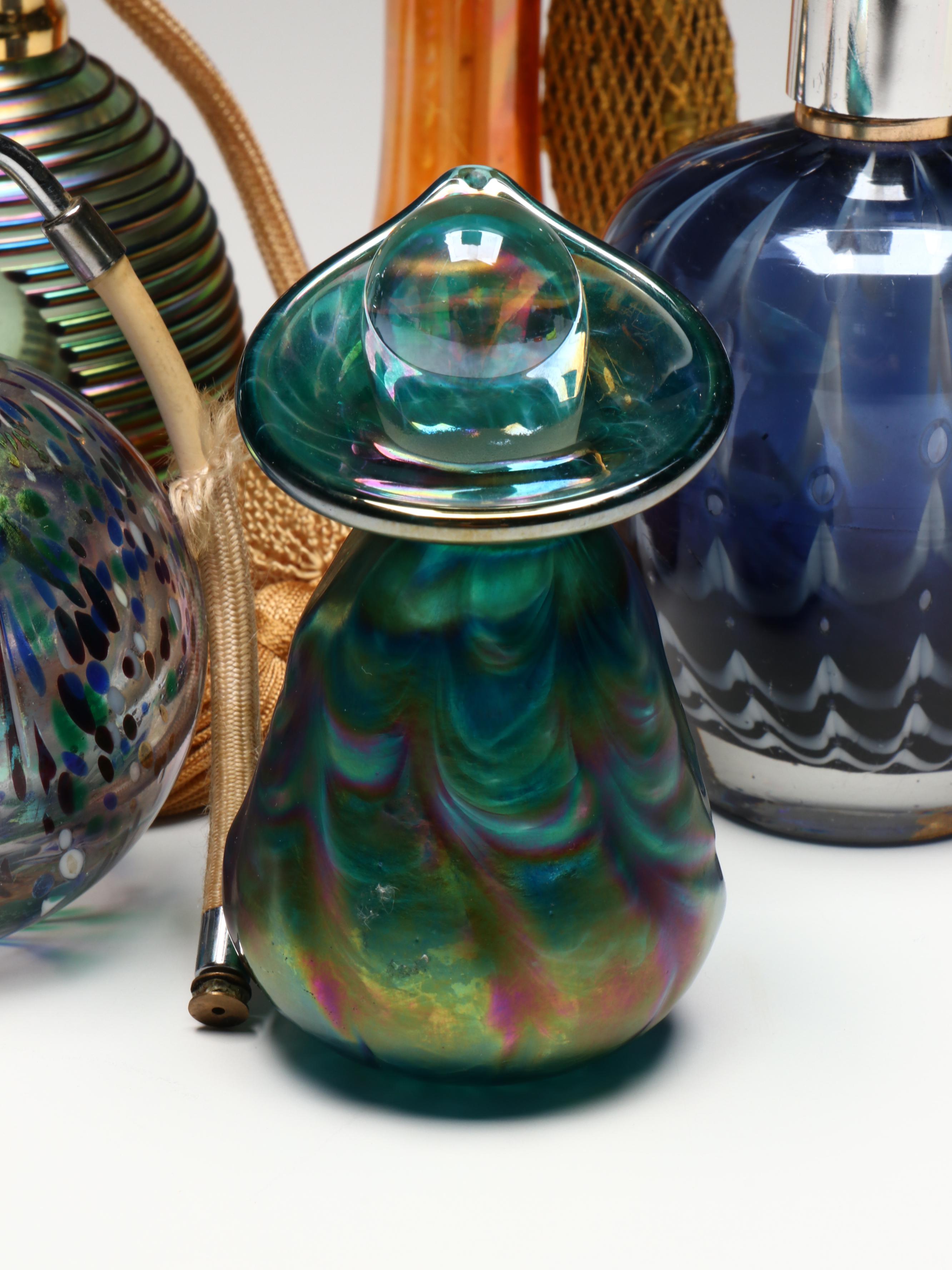 Art Glass Atomizers and Perfume Bottle