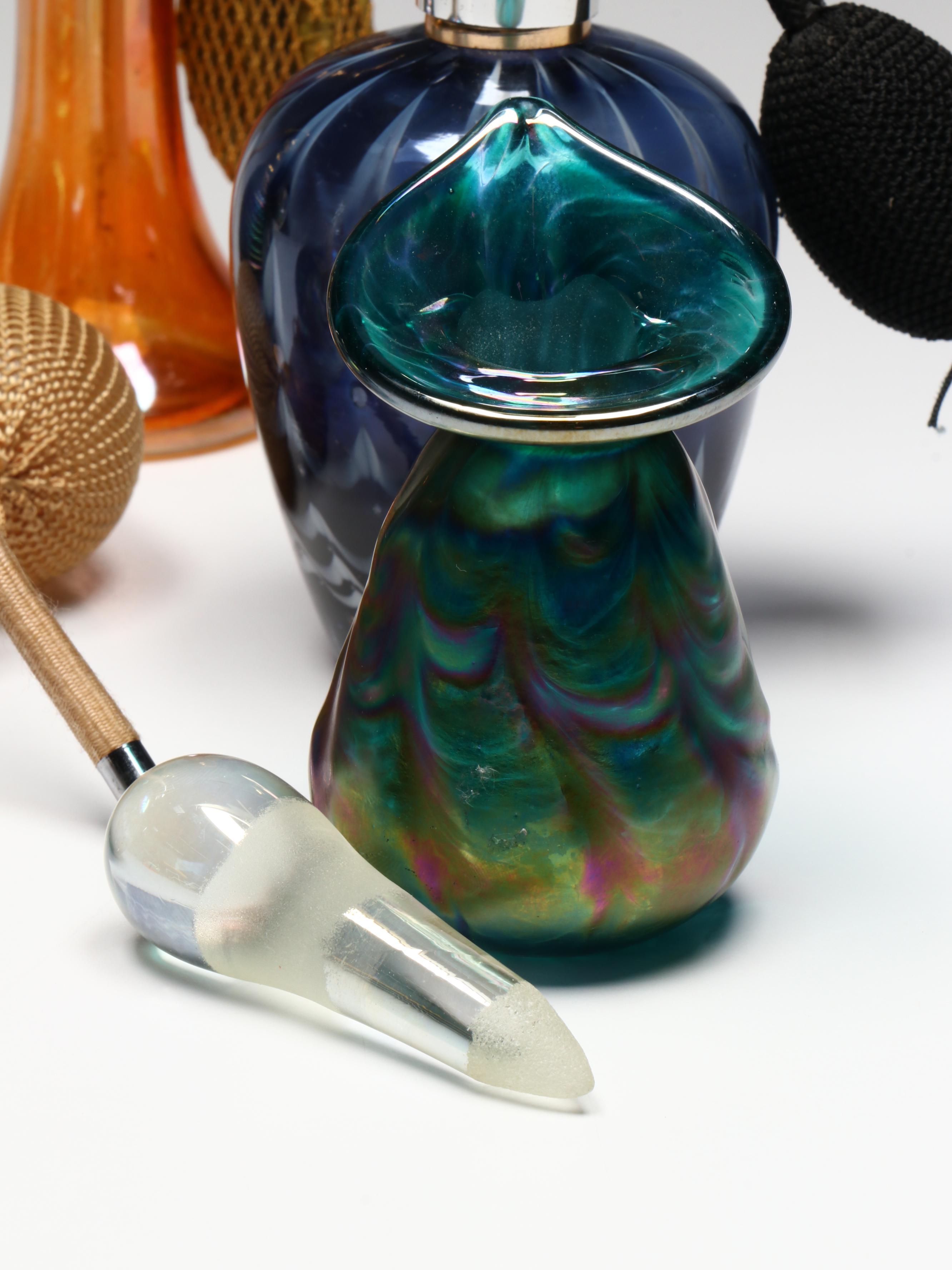 Art Glass Atomizers and Perfume Bottle