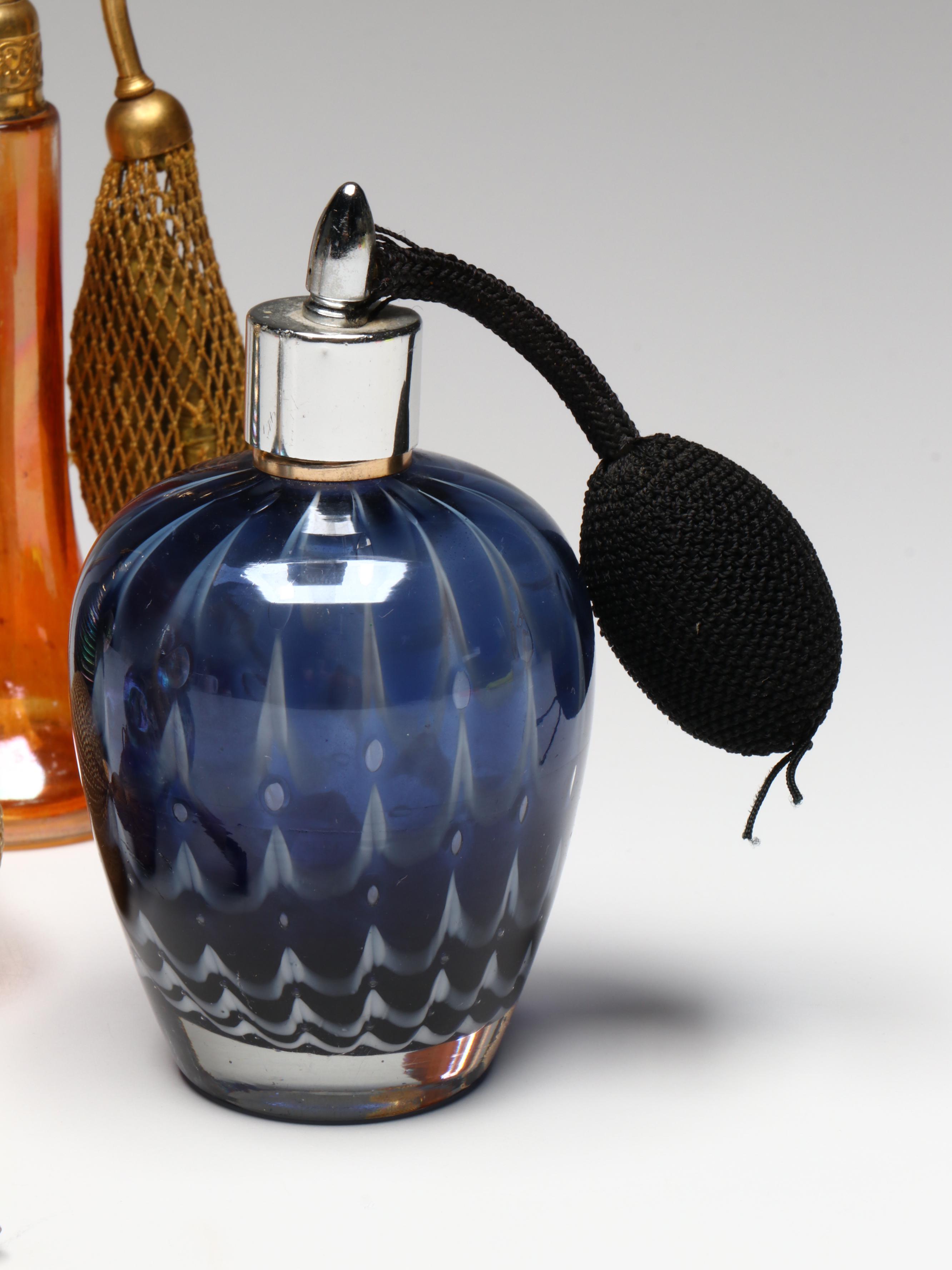 Art Glass Atomizers and Perfume Bottle