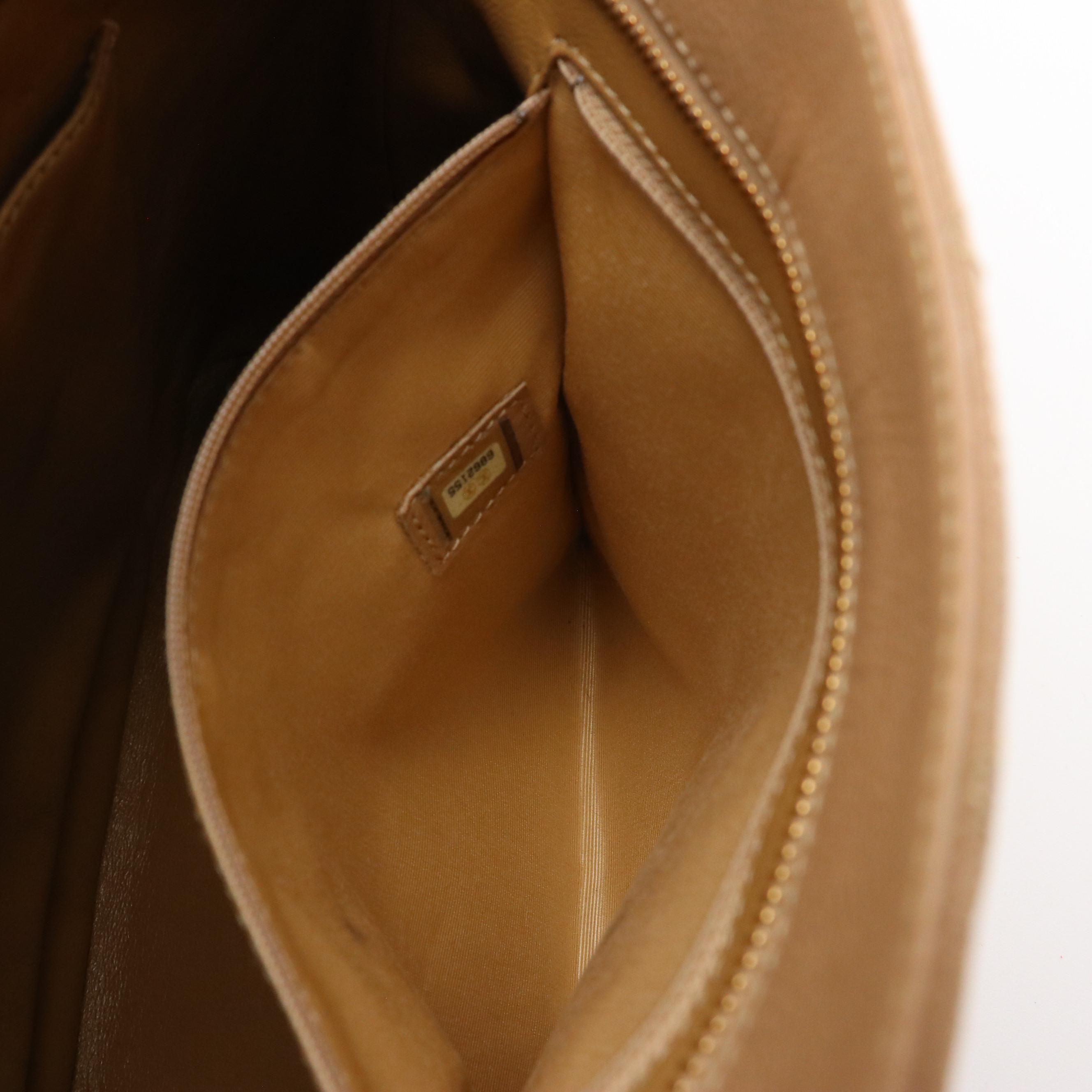 Chanel Medallion Zip Tote in Beige Quilted Caviar Leather