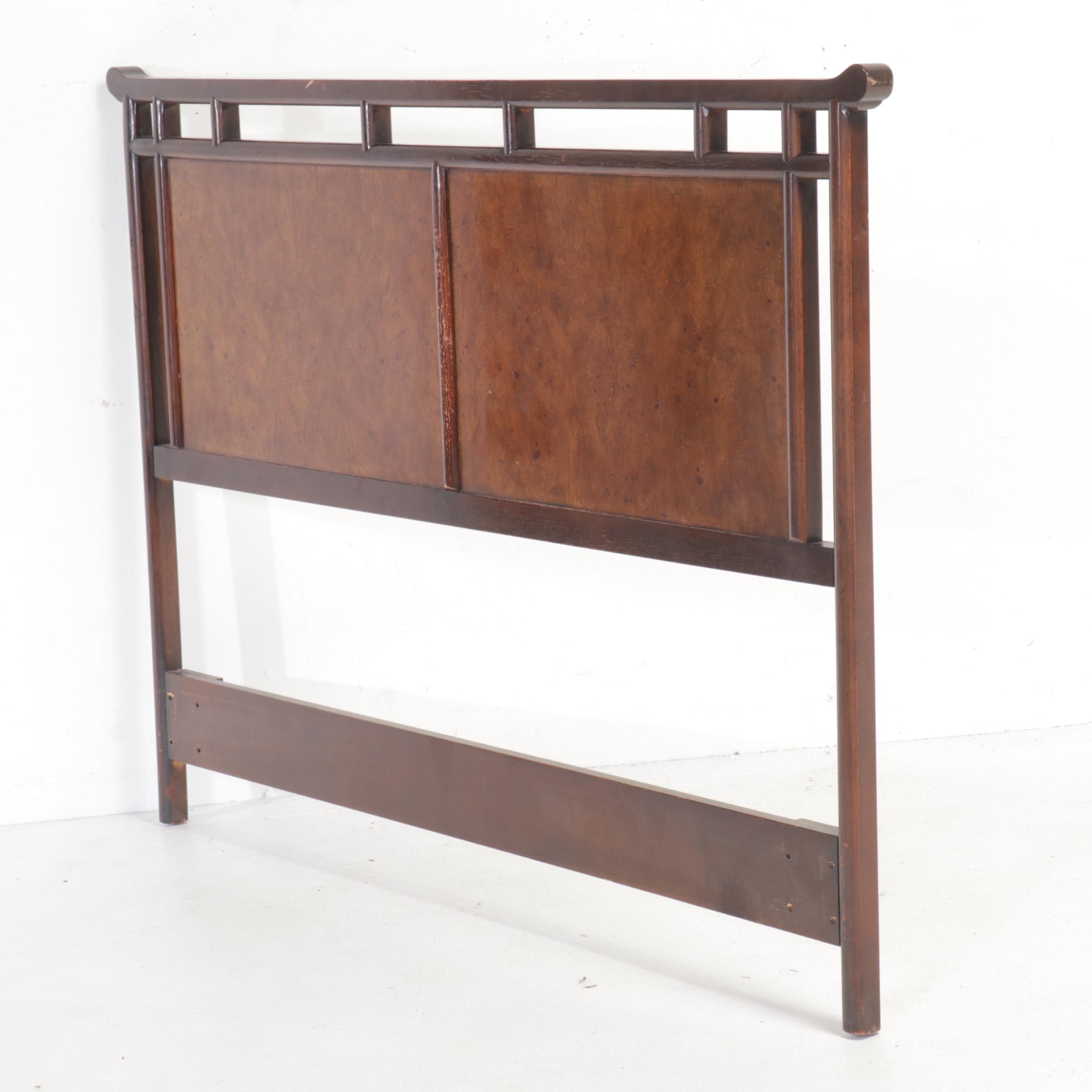 Drexel "Ta-Ming" Chinoiserie Queen Size Headboard and Nightstand