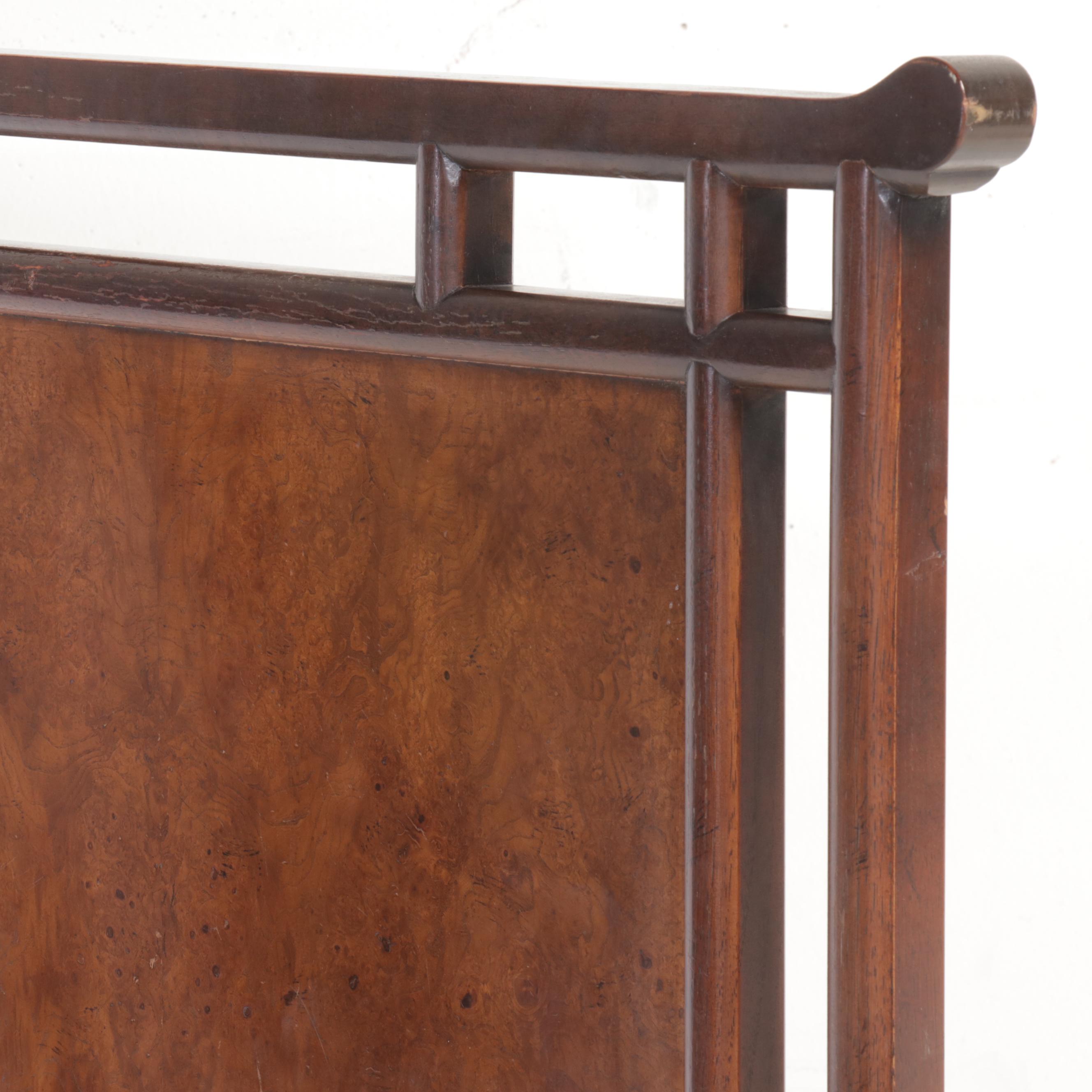 Drexel "Ta-Ming" Chinoiserie Queen Size Headboard and Nightstand