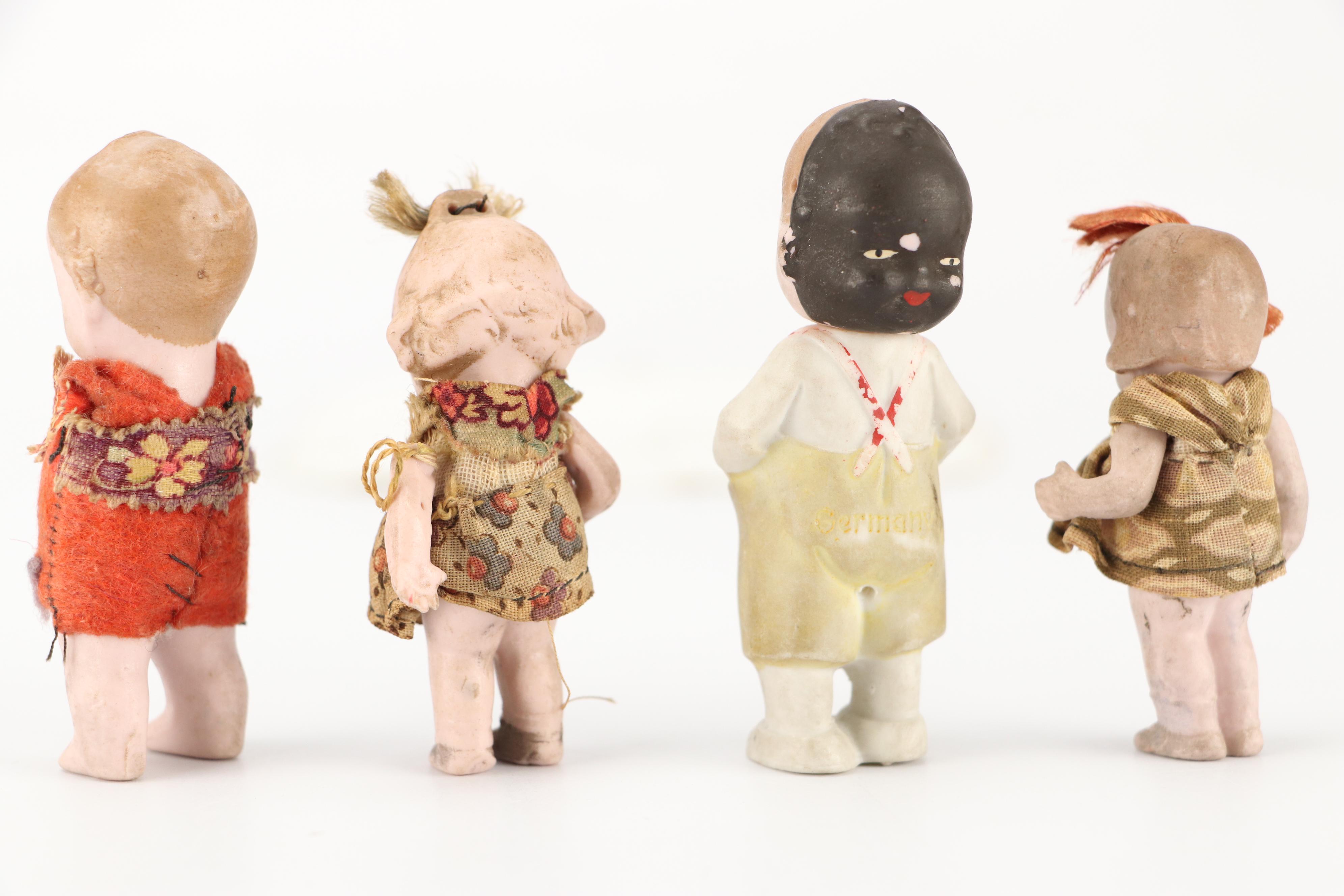 German Bathing Beauties with Bisque Two Face and Other Dolls