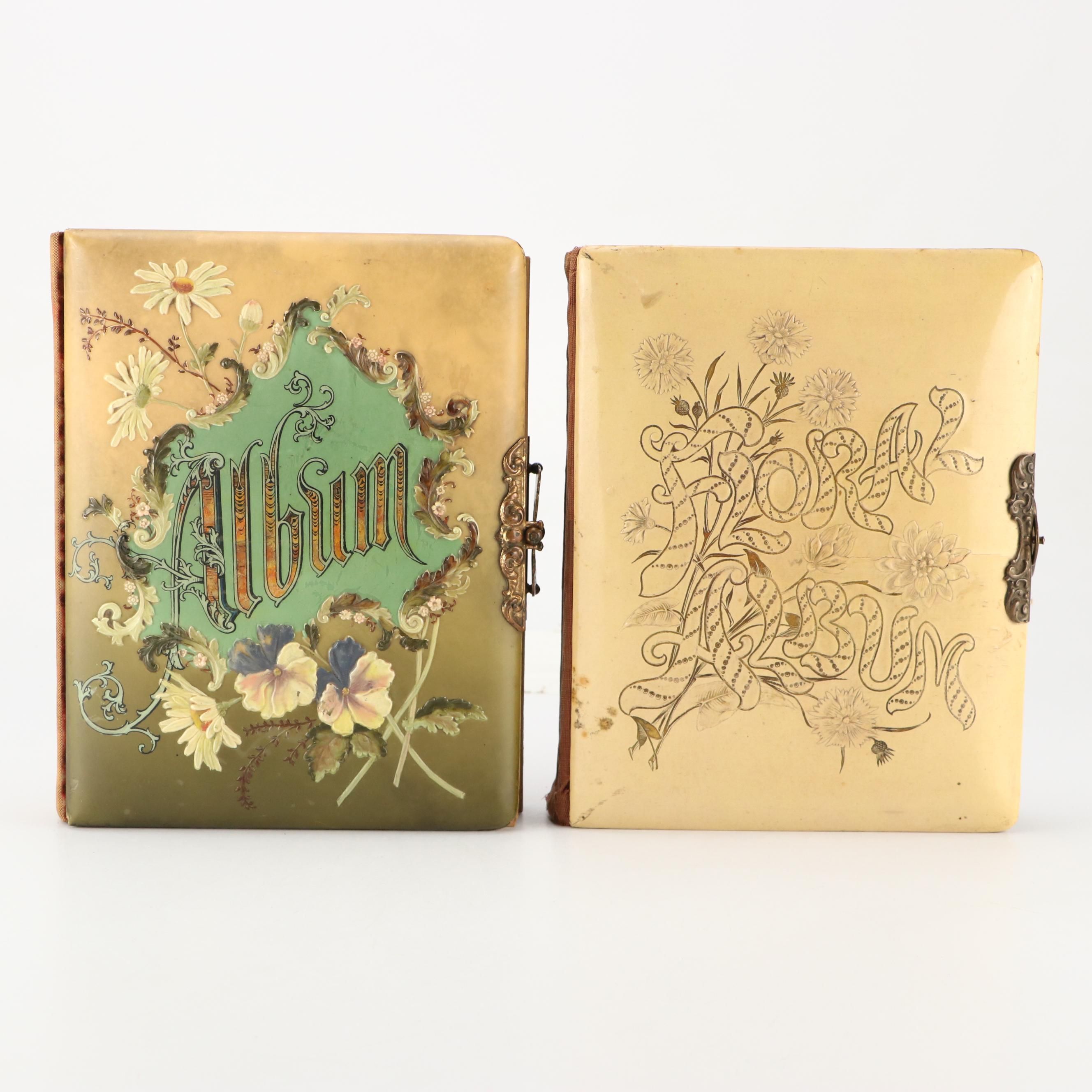 Portraits of Men, Women and Children in Albums, Late 19th/Early 20th Century