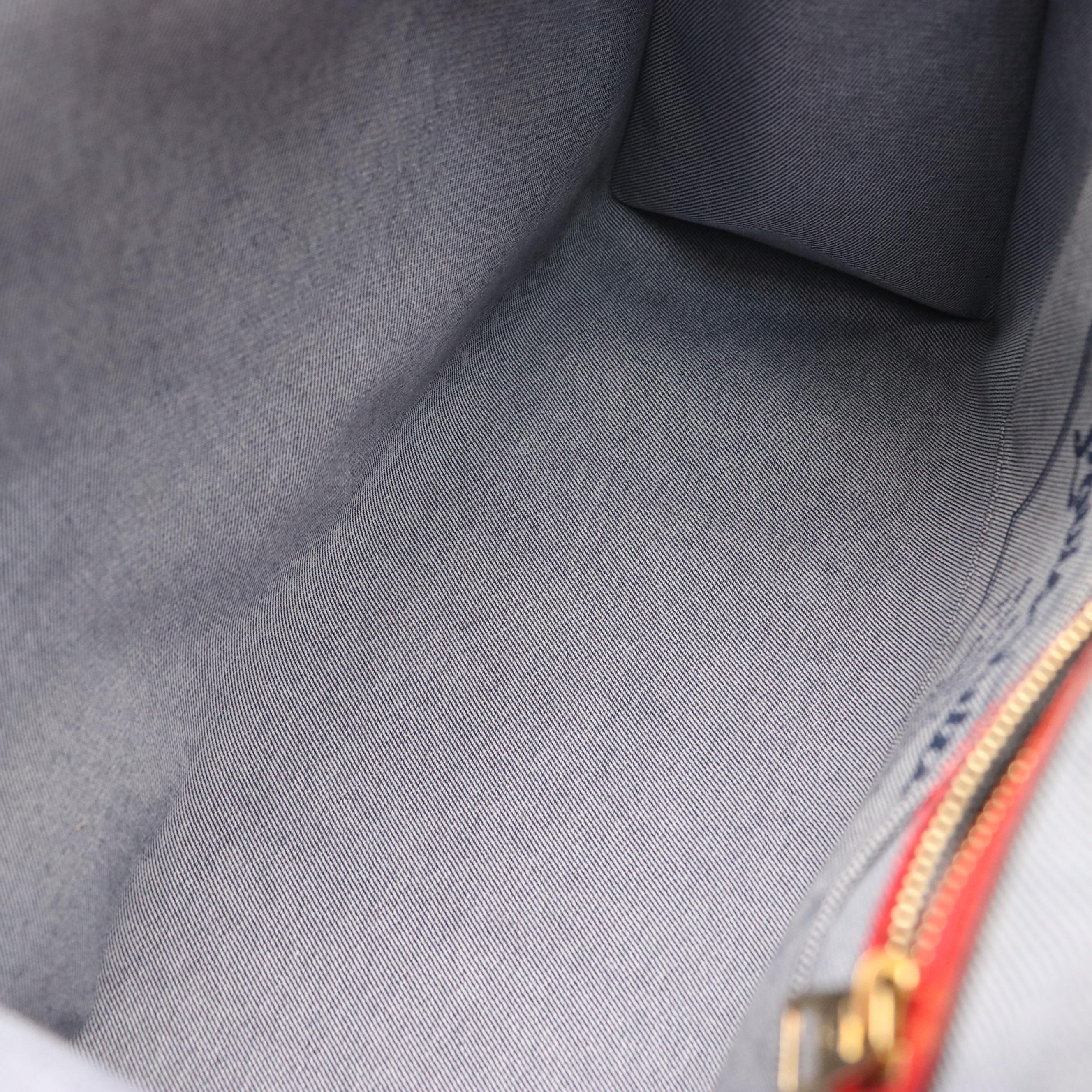 Louis Vuitton Blue Monogram Damier Denim OnTheGo GM Tote Bag