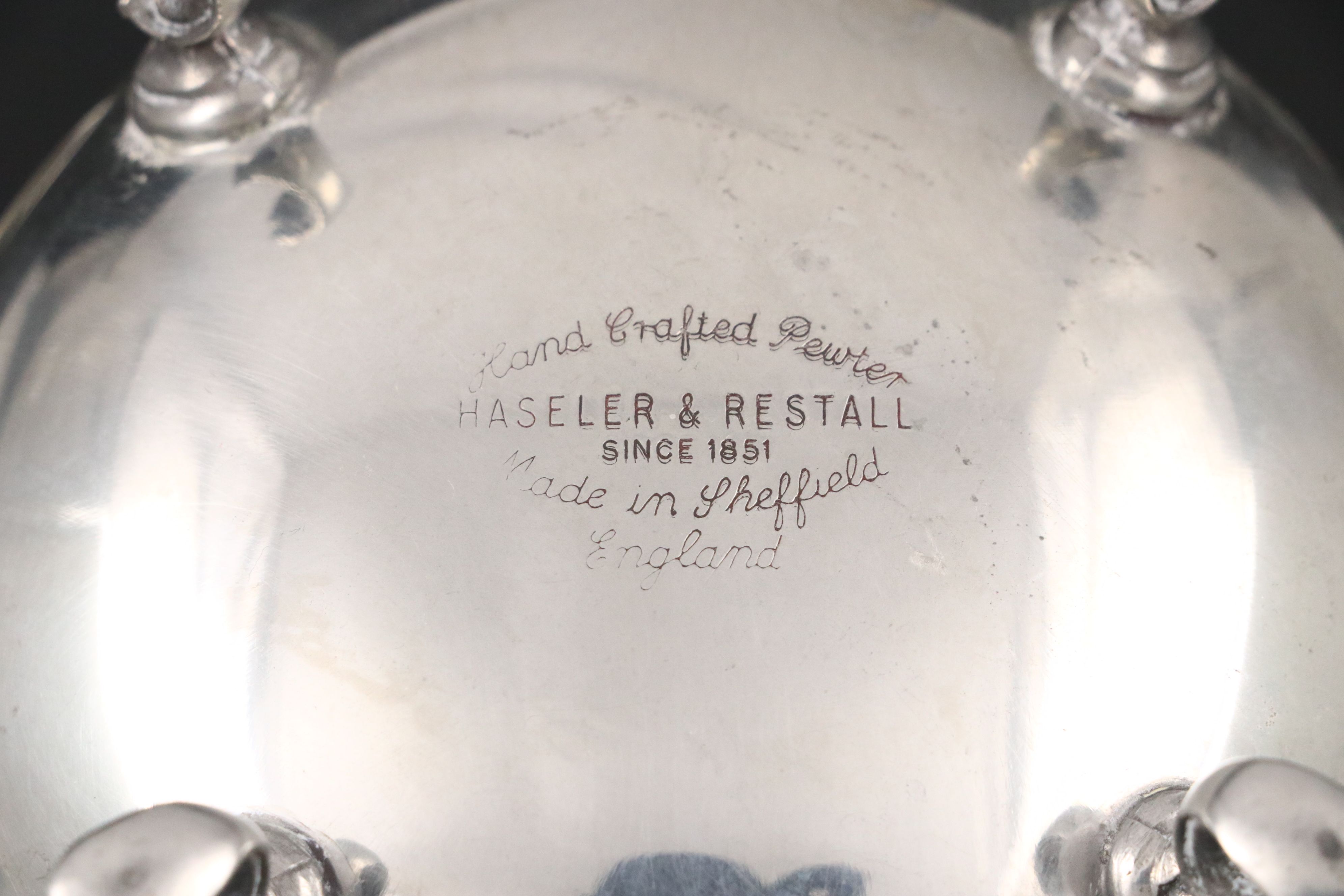 Franklin Mint Sterling "American Freedom Box" with Pewter Teaware