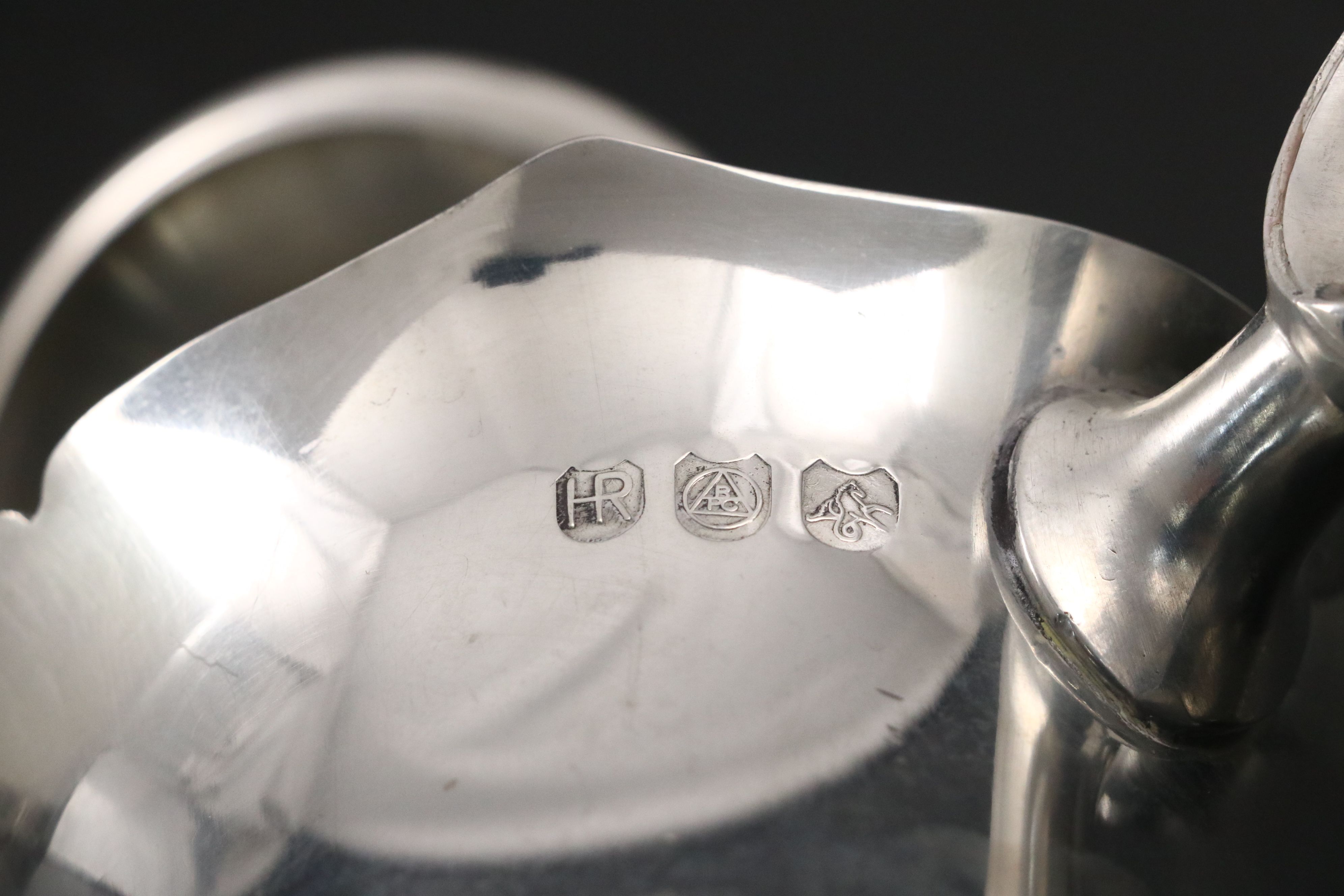 Franklin Mint Sterling "American Freedom Box" with Pewter Teaware