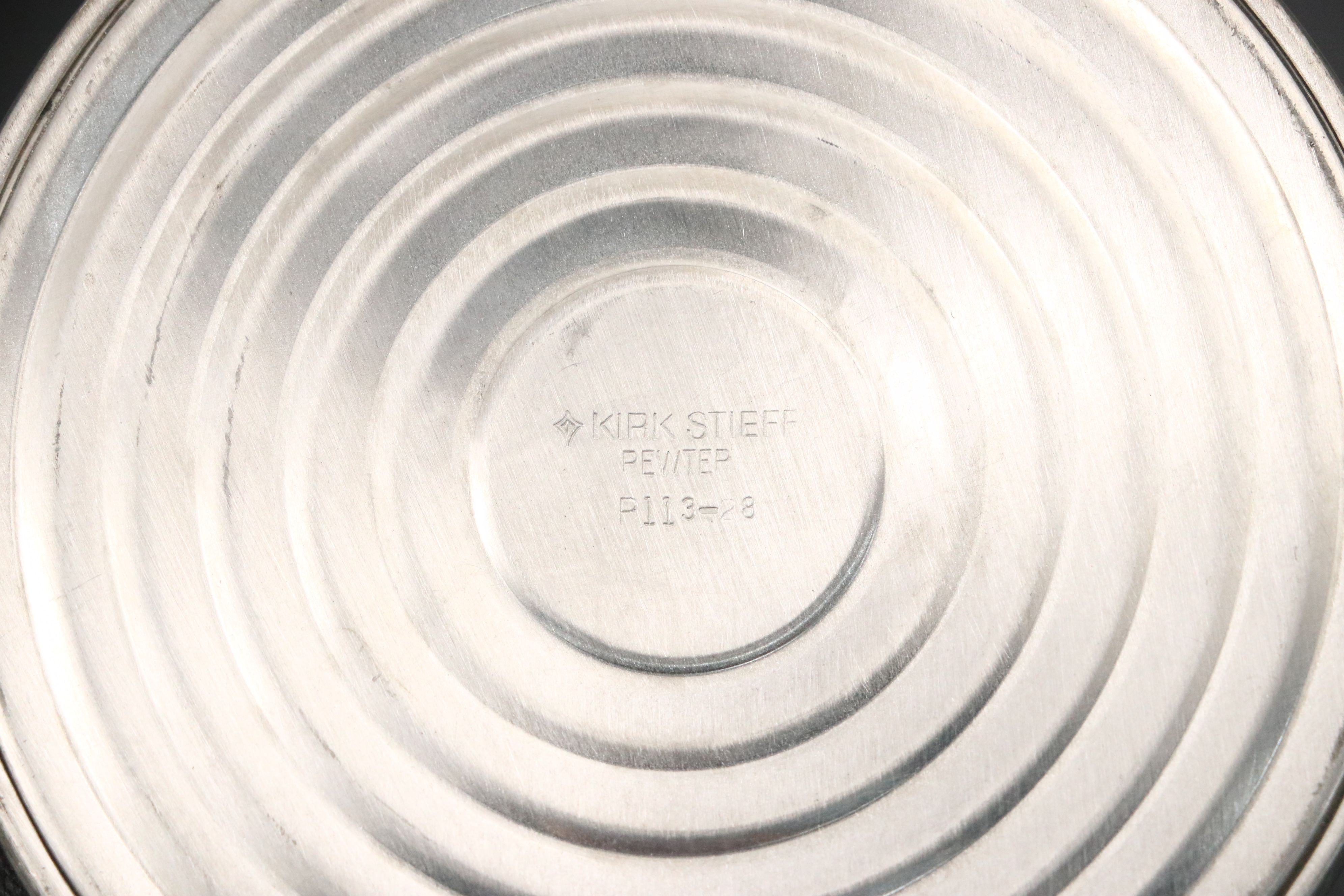 Franklin Mint Sterling "American Freedom Box" with Pewter Teaware