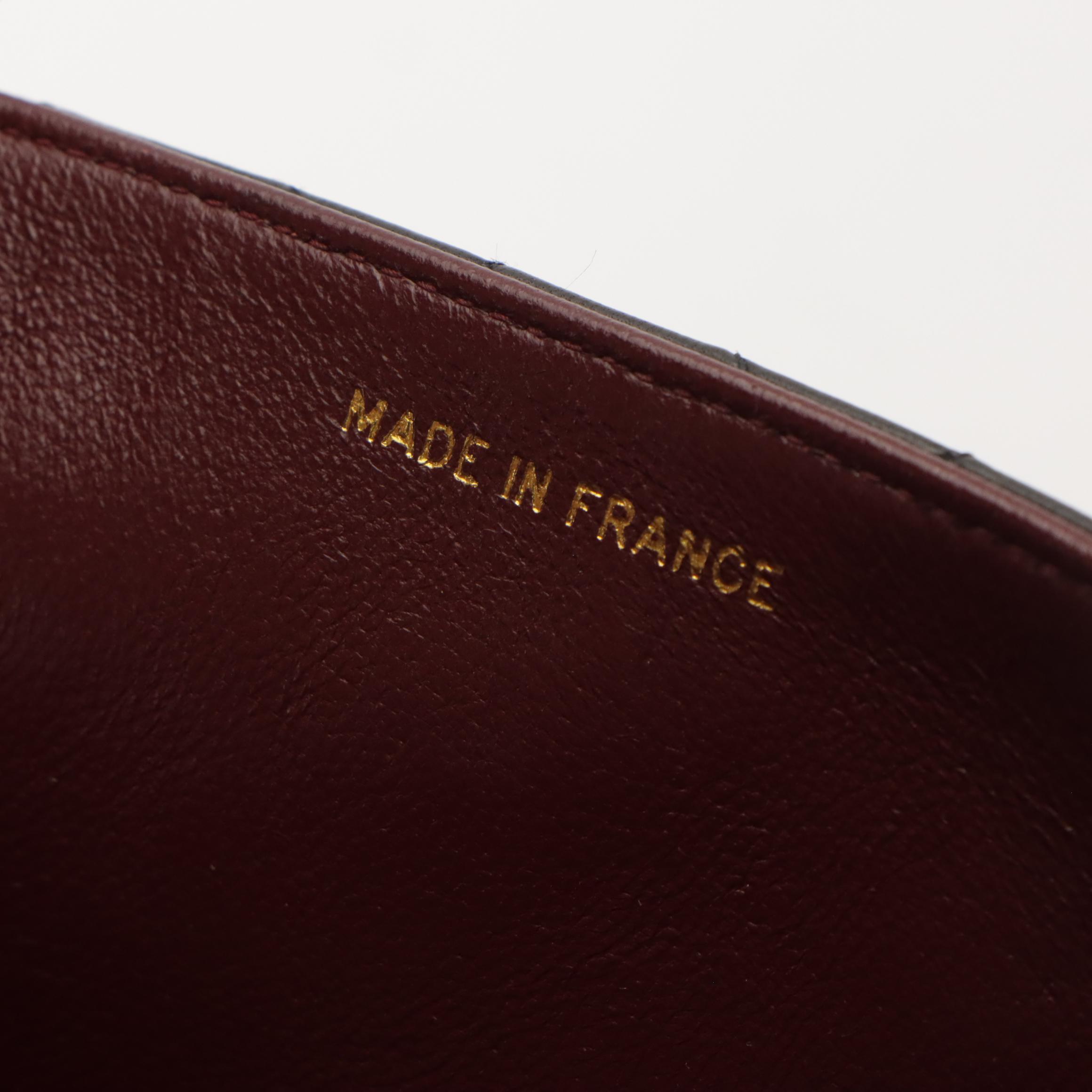 Chanel Black Quilted Lambskin Single Flap Bag with Interwoven Chain Strap