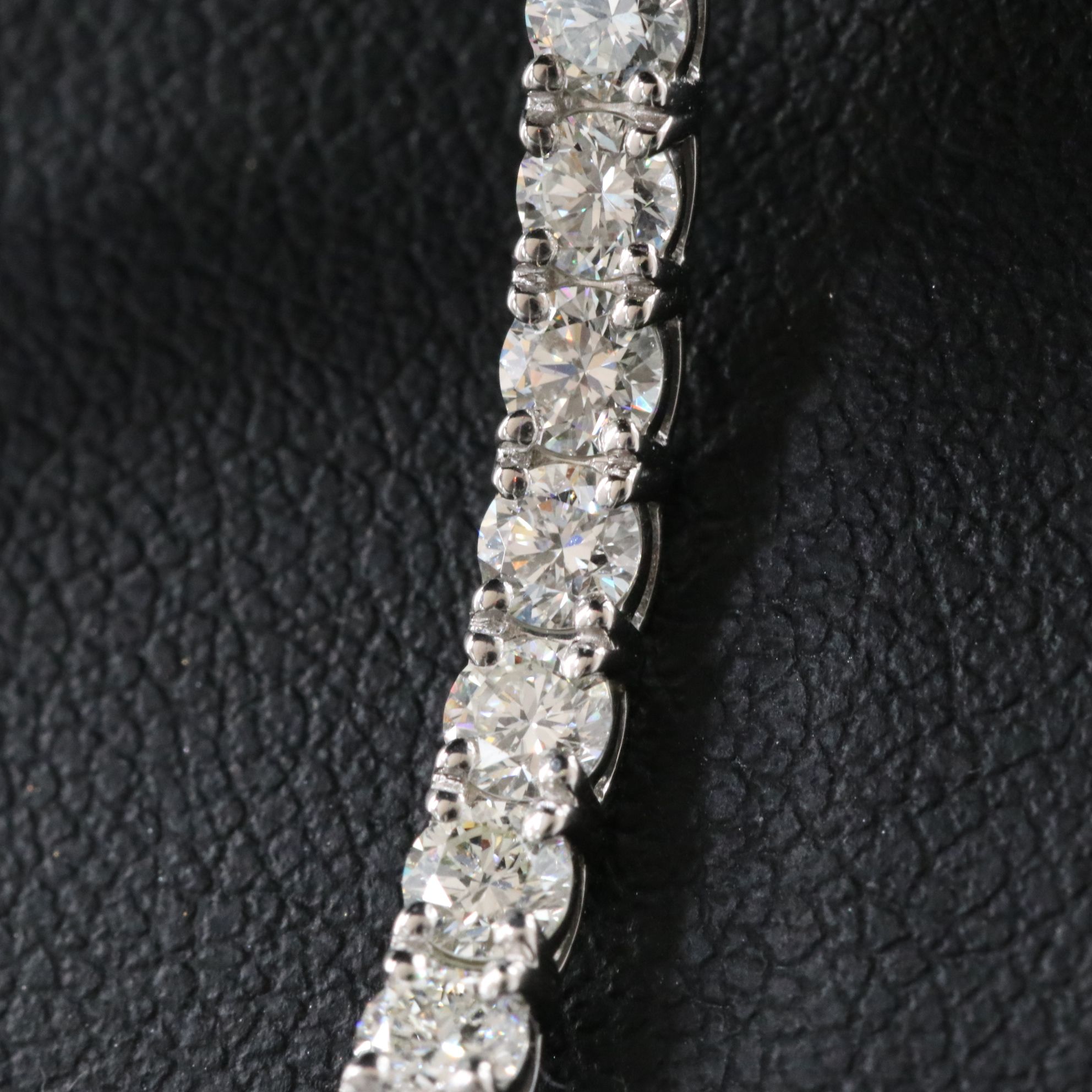 Platinum 5.91 CTW Diamond Inside Out Hoop Earrings
