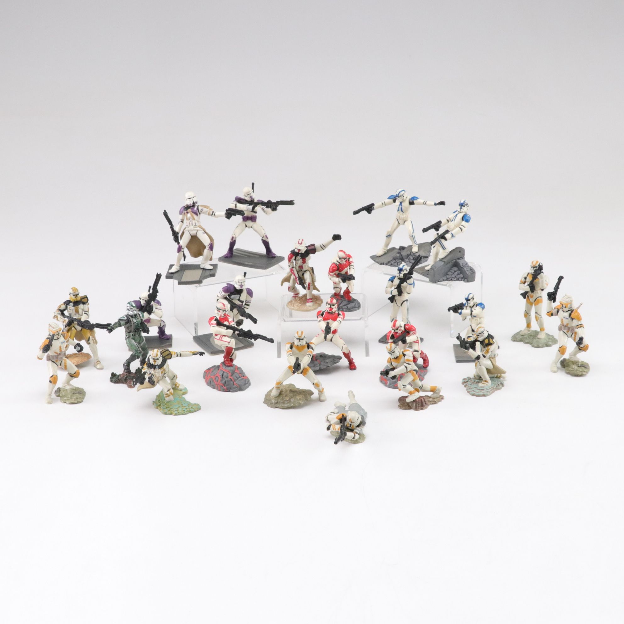 Hasboro "Clone Troopers" Star Wars Battle Pack Unleashed Figurines