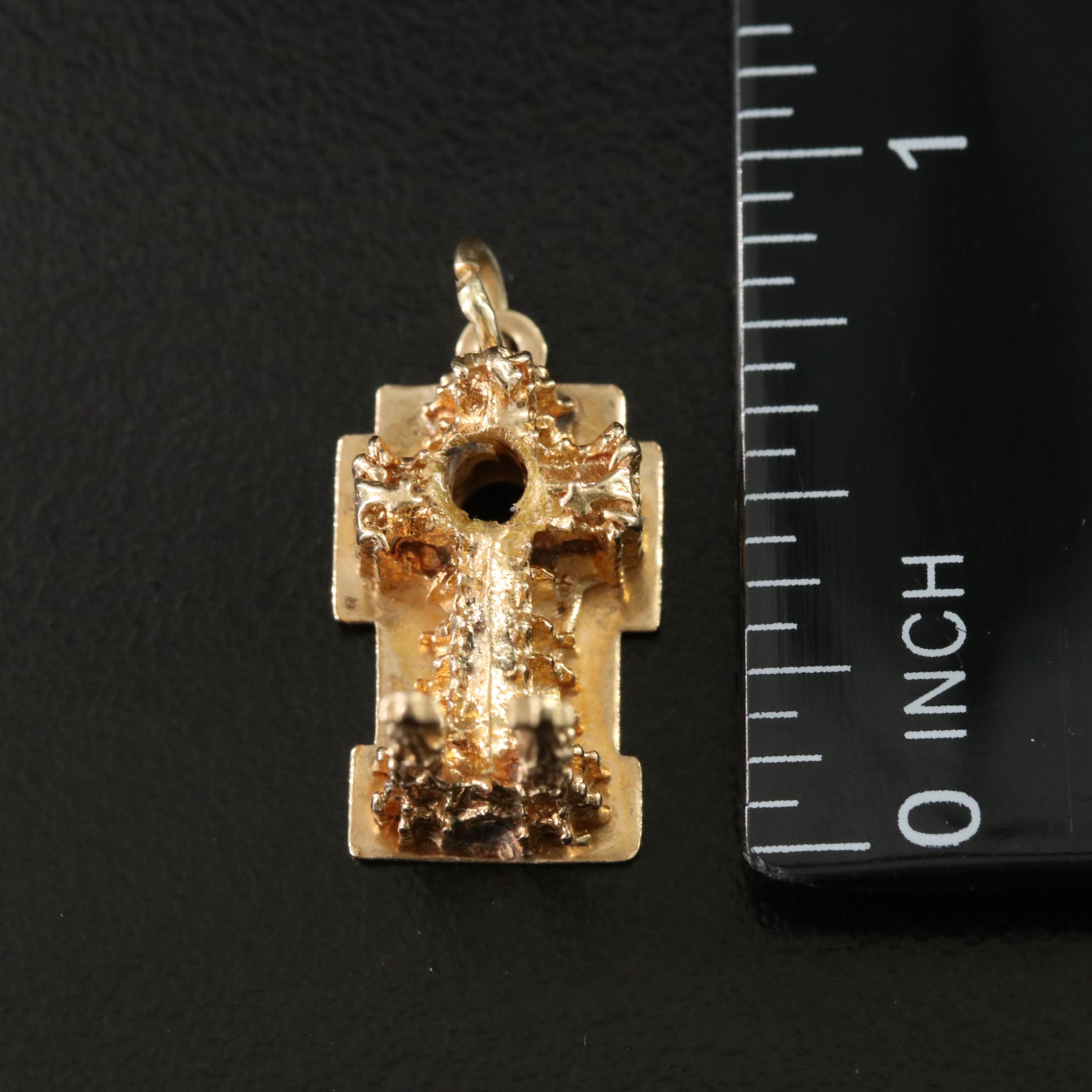 14K St. Patrick's Cathedral Charm Pendant