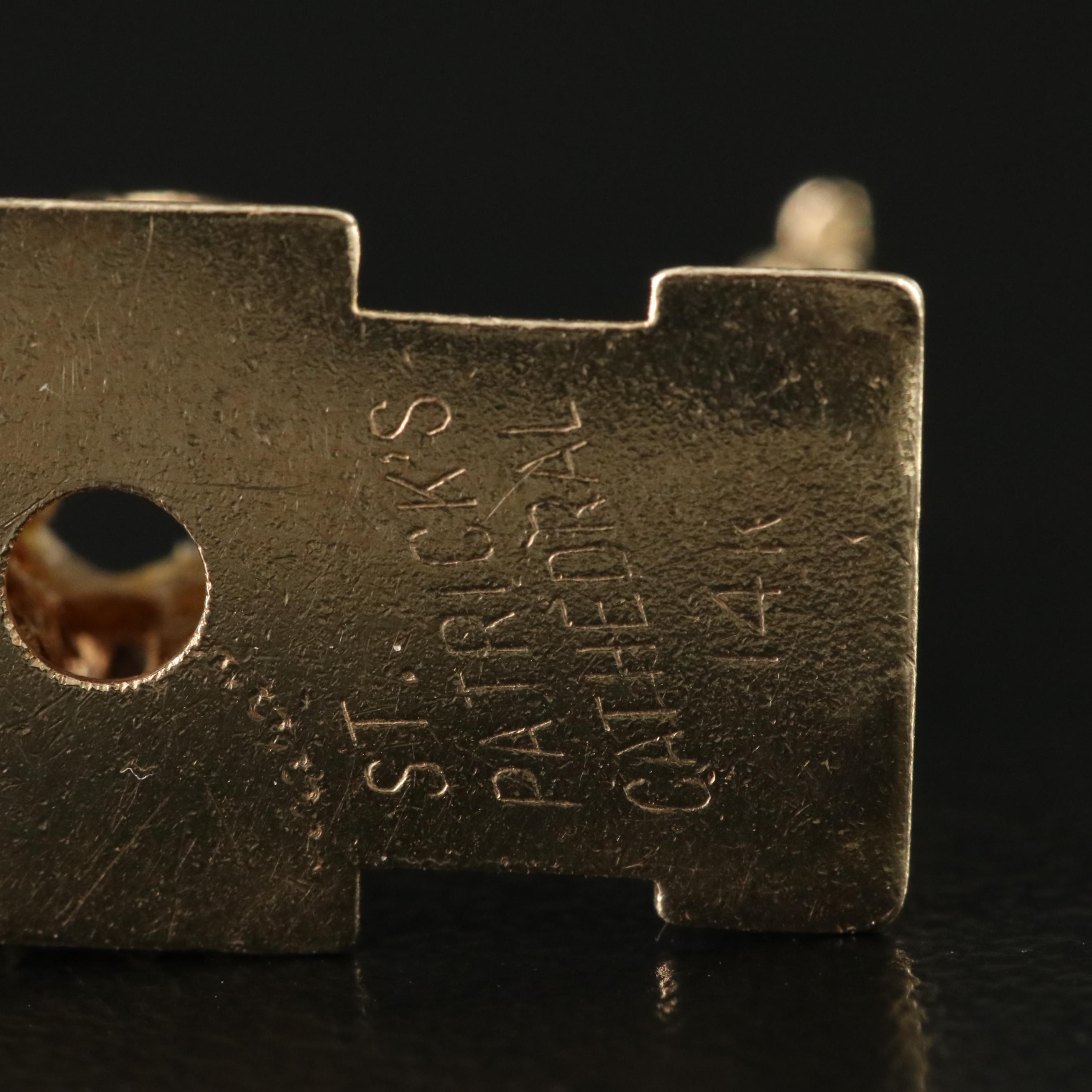 14K St. Patrick's Cathedral Charm Pendant