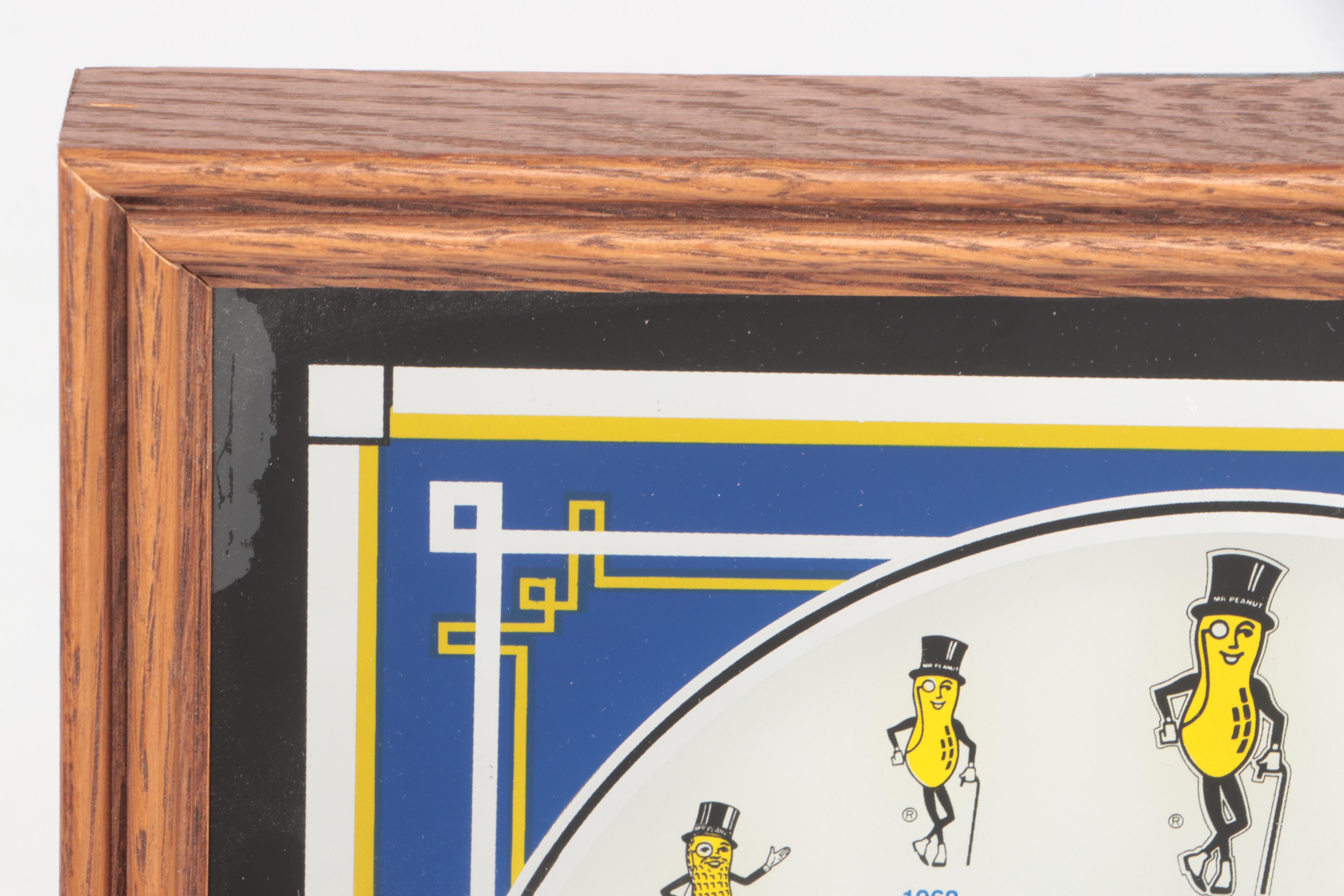 Planters Mr. Peanut Pendulum Wall Clock, 1991