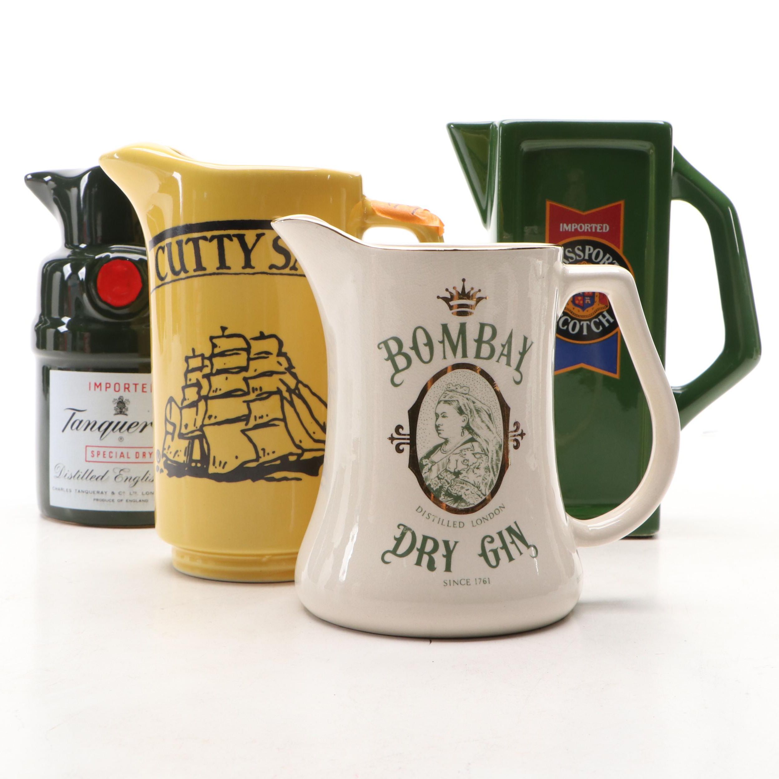 Bombay Dry Gin, Passport Scotch, and More Liquor Advertising Pitcher