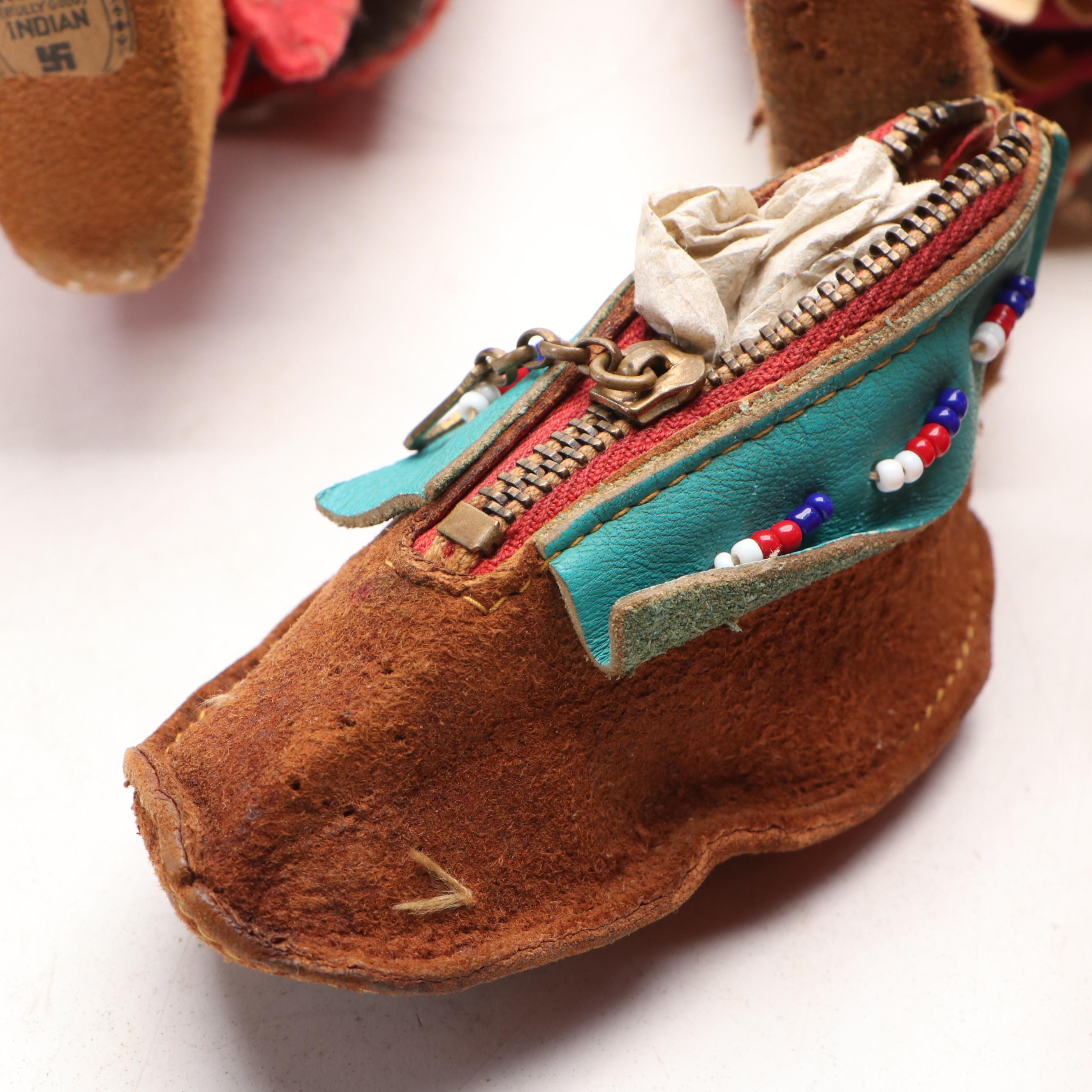 Skookum Southwest Native American Style Dolls with Handmade Seminole Doll