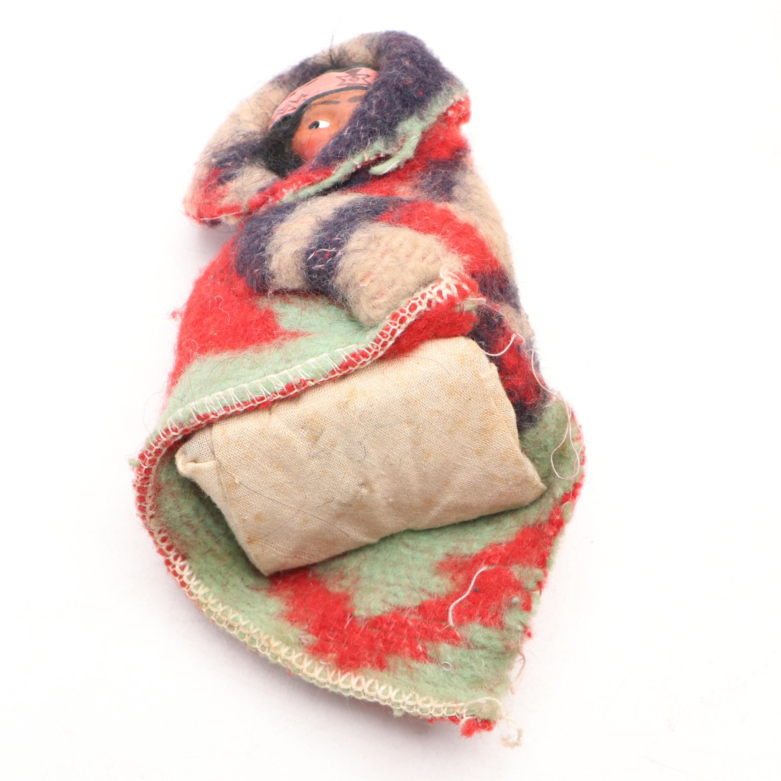 Skookum Southwest Native American Style Dolls with Handmade Seminole Doll