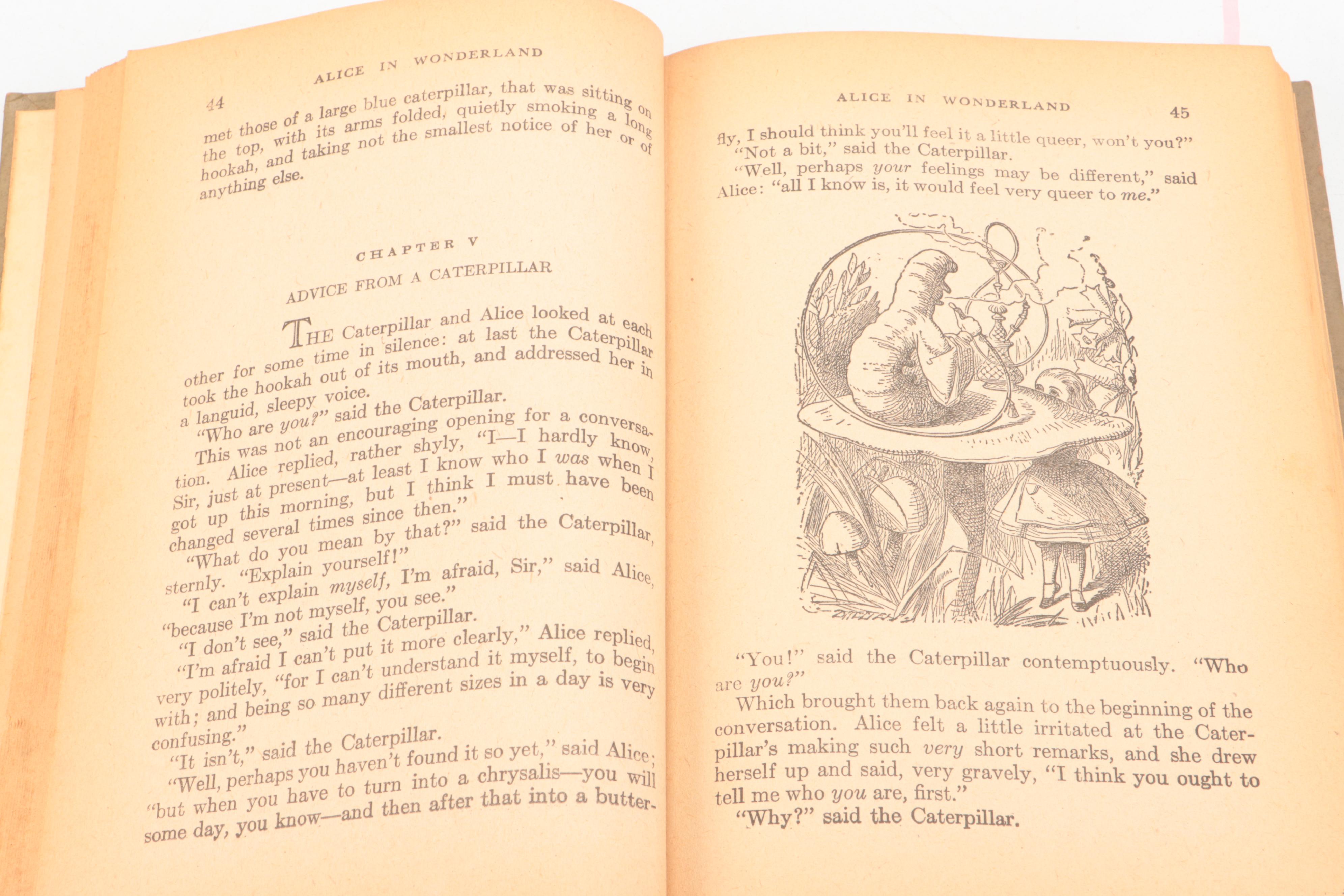 Illustrated "Alice in Wonderland" and "Through the Looking-Glass" By Carroll