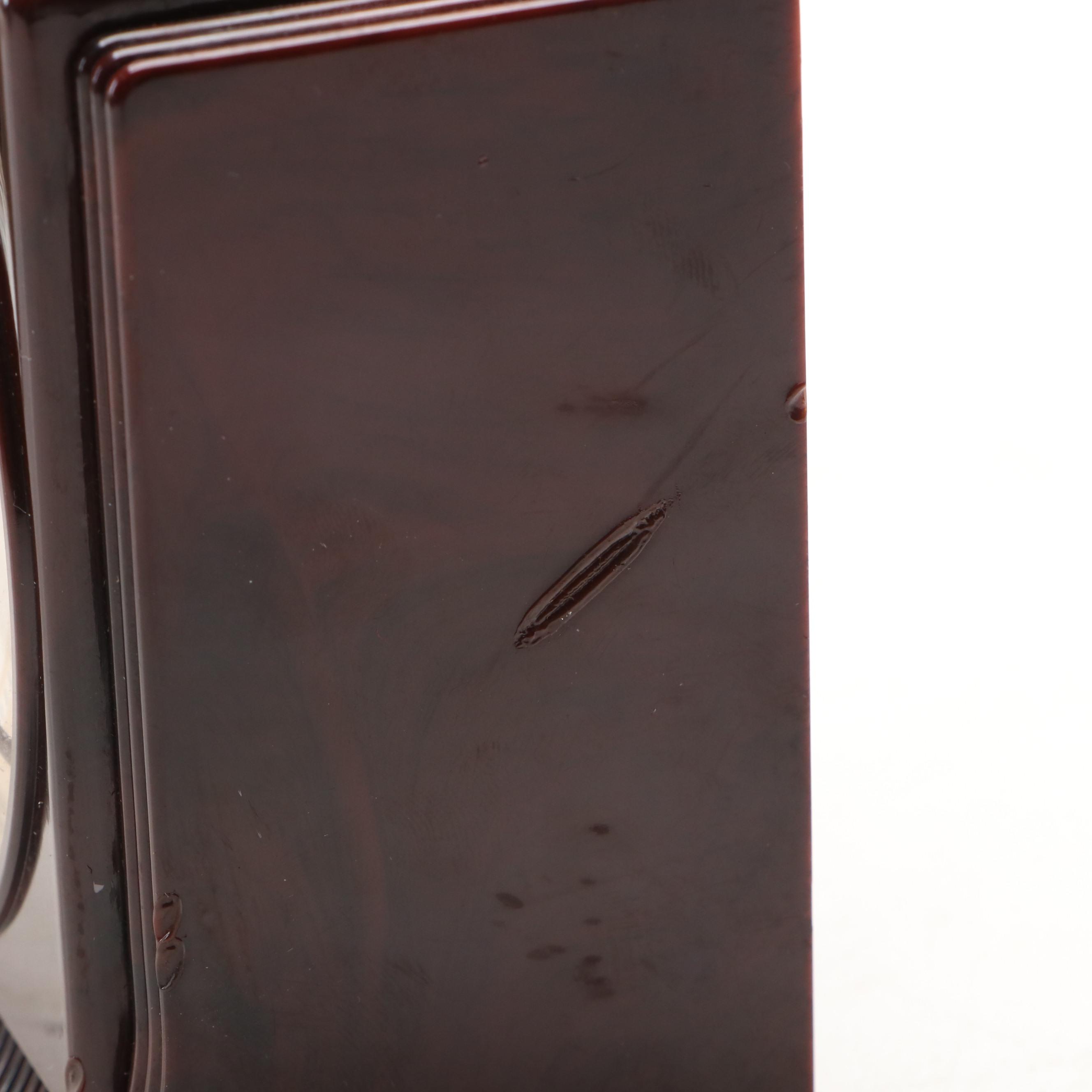 Philco Police Radio with Emerson Pocket Radio and Westclox Alarm Clock