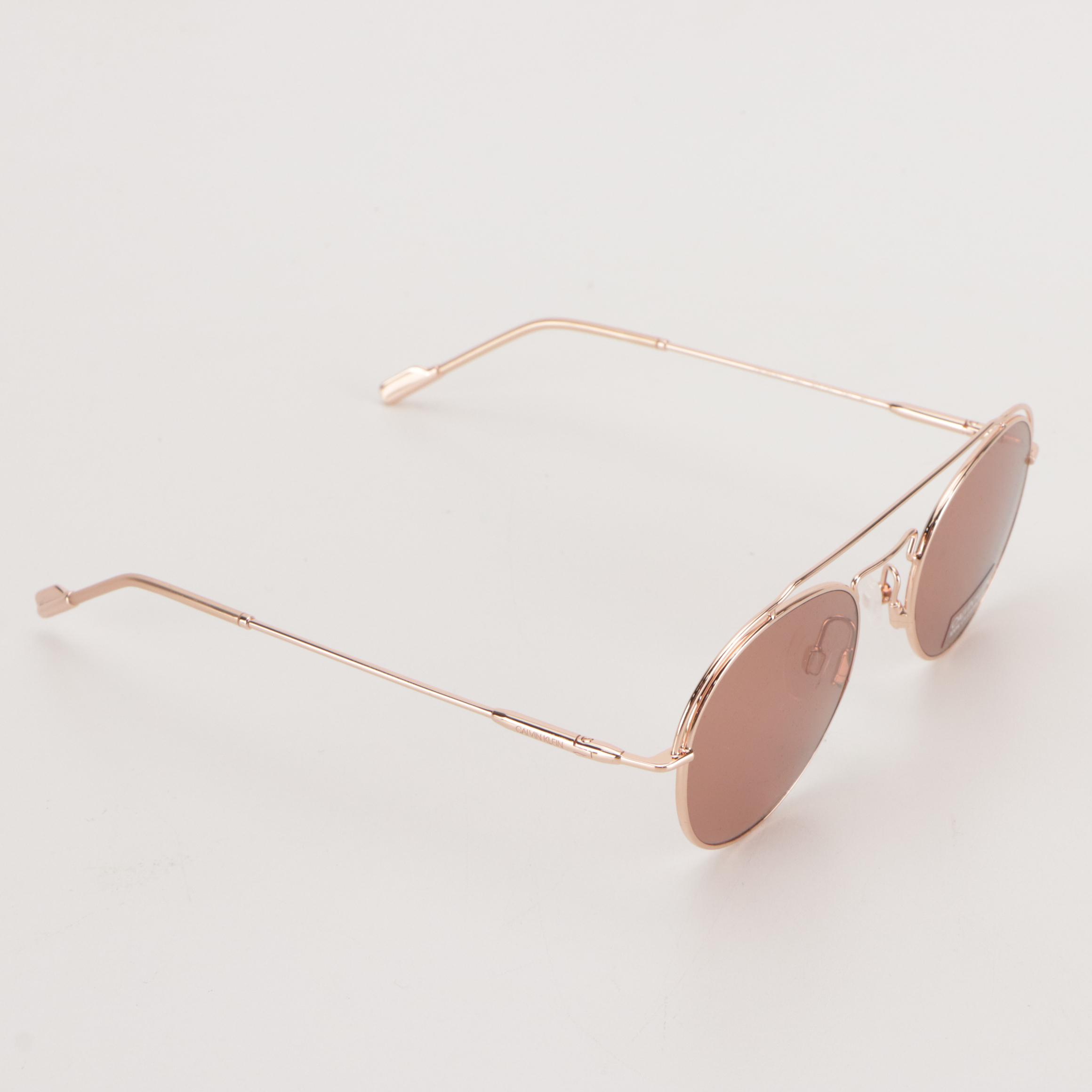 Calvin Klein CK21106S Pilot Sunglasses with Case