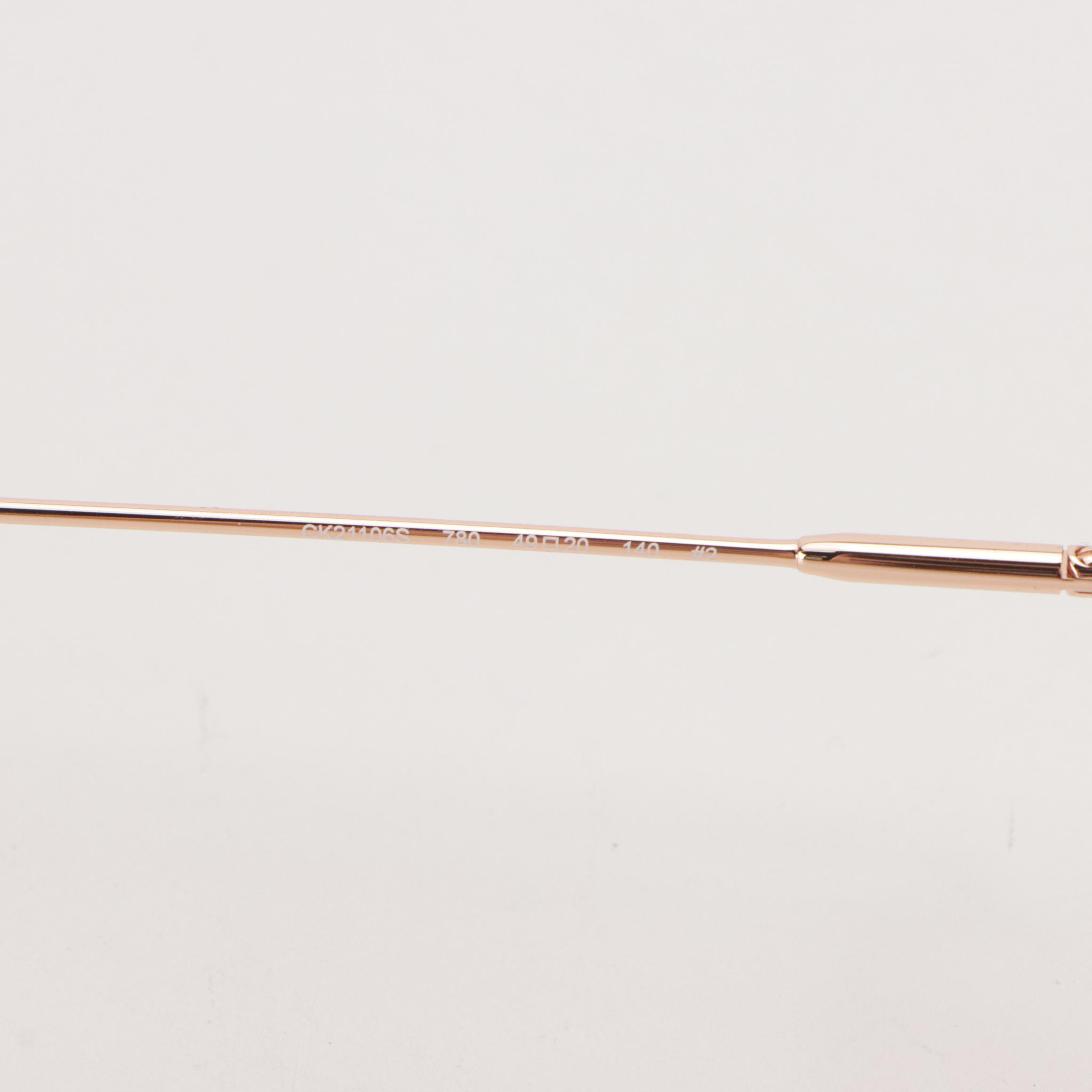 Calvin Klein CK21106S Pilot Sunglasses with Case