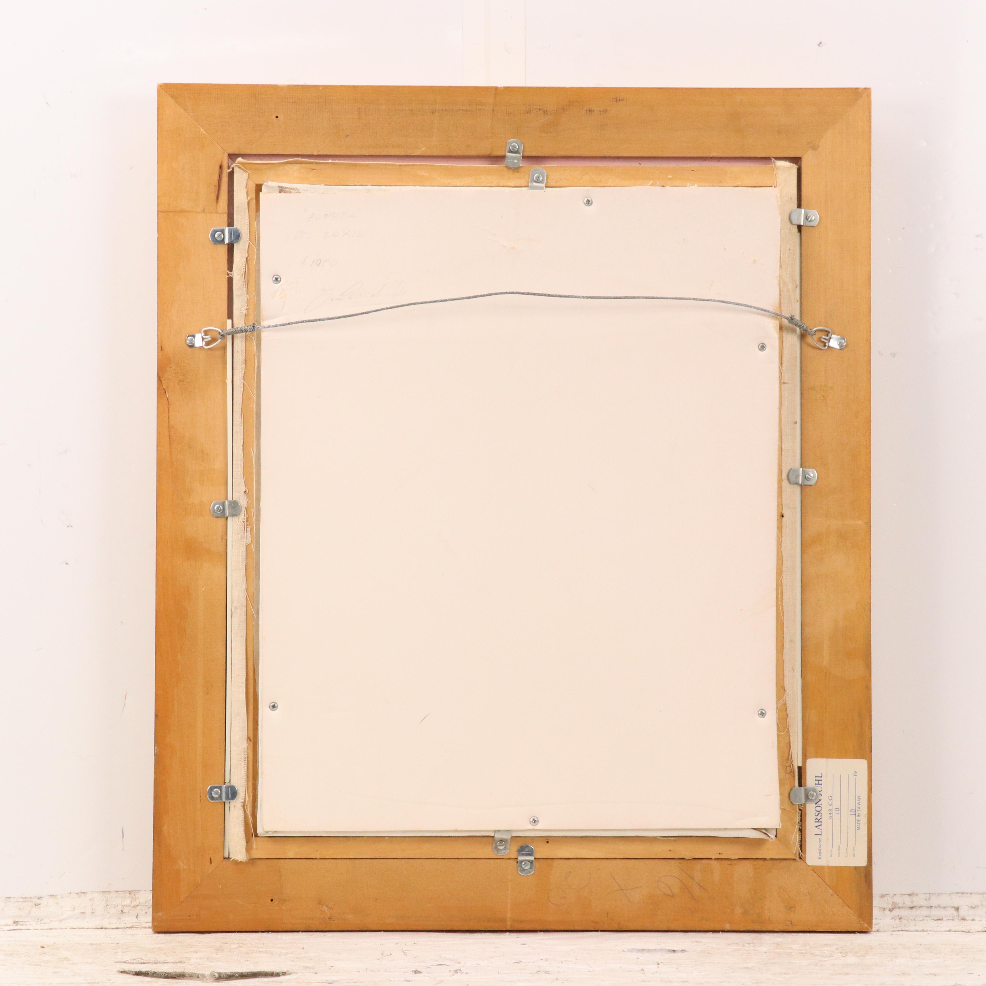 Louis Escobedo Oil Figure Painting "Copper," Circa 2000