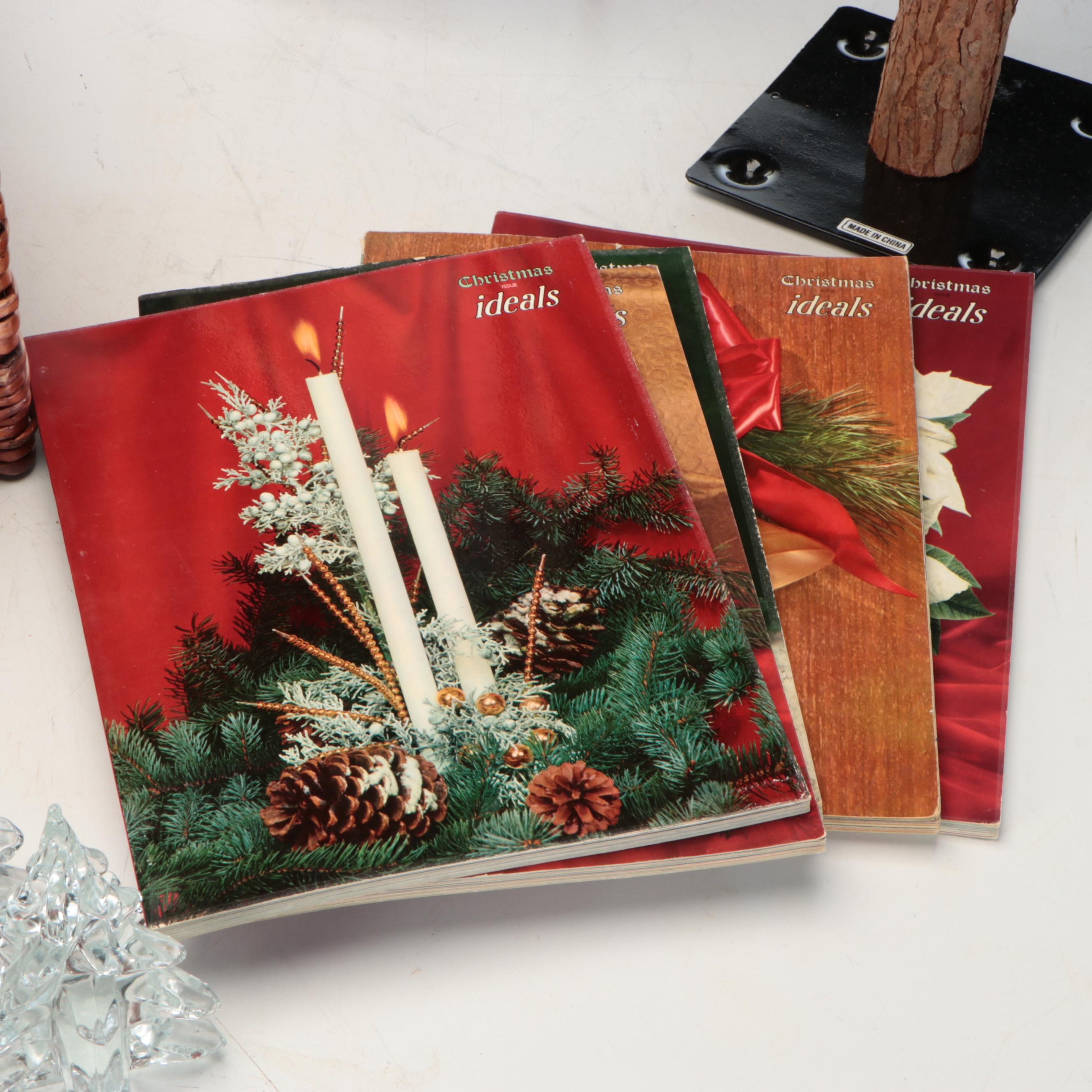 Primitive Style Christmas Sled, Table, Miniature Tree, Pillows and More