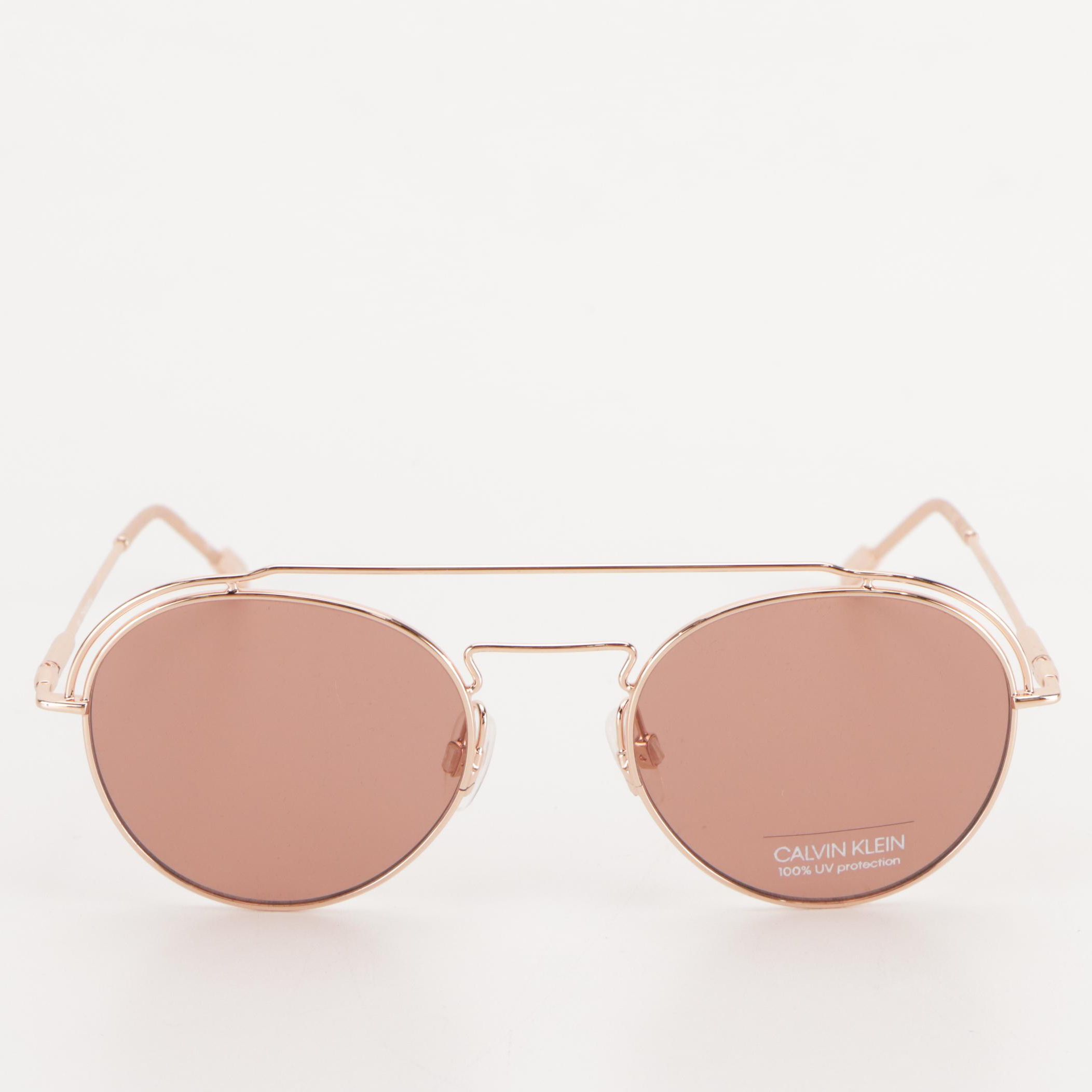 Calvin Klein CK21106S Pilot Sunglasses with Case