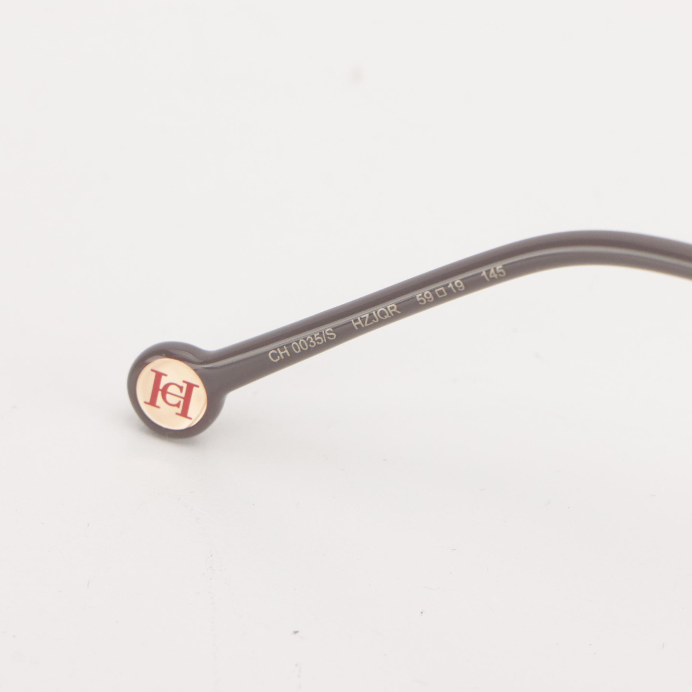 Carolina Herrera CH 0035/S HZJQR Square Sunglasses in Case