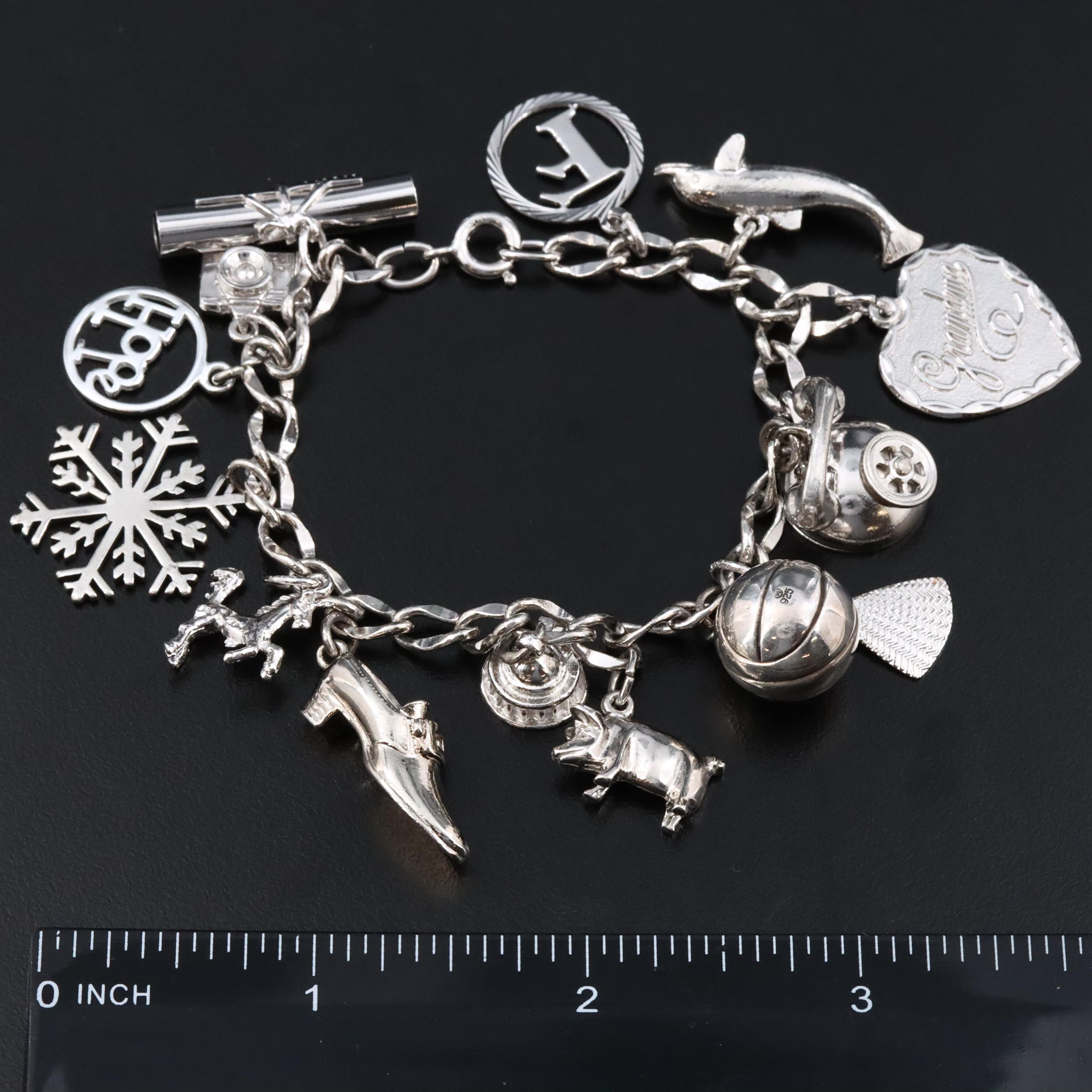 Sterling Charm Bracelet