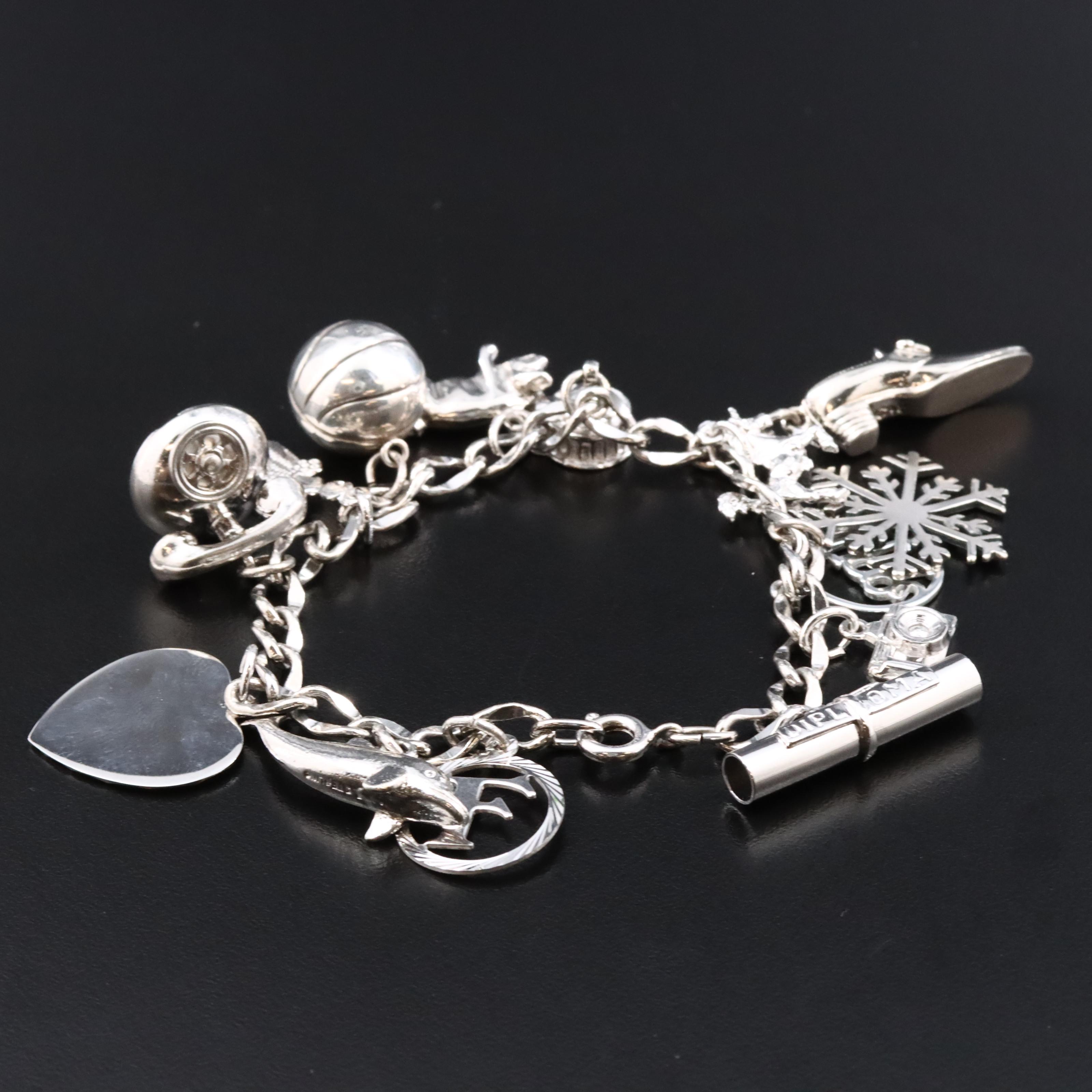 Sterling Charm Bracelet