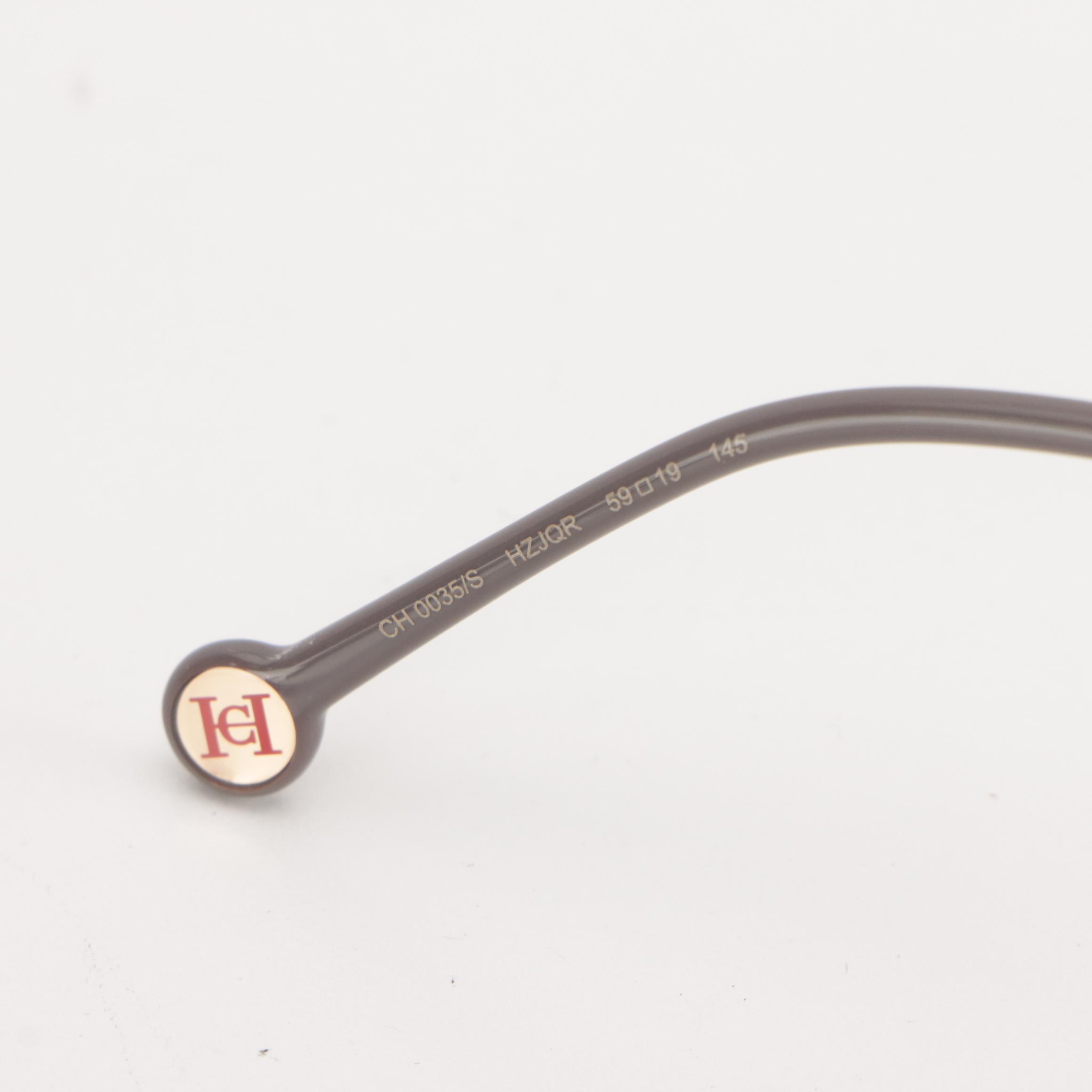 Carolina Herrera CH 0035/S HZJQR Square Sunglasses in Case