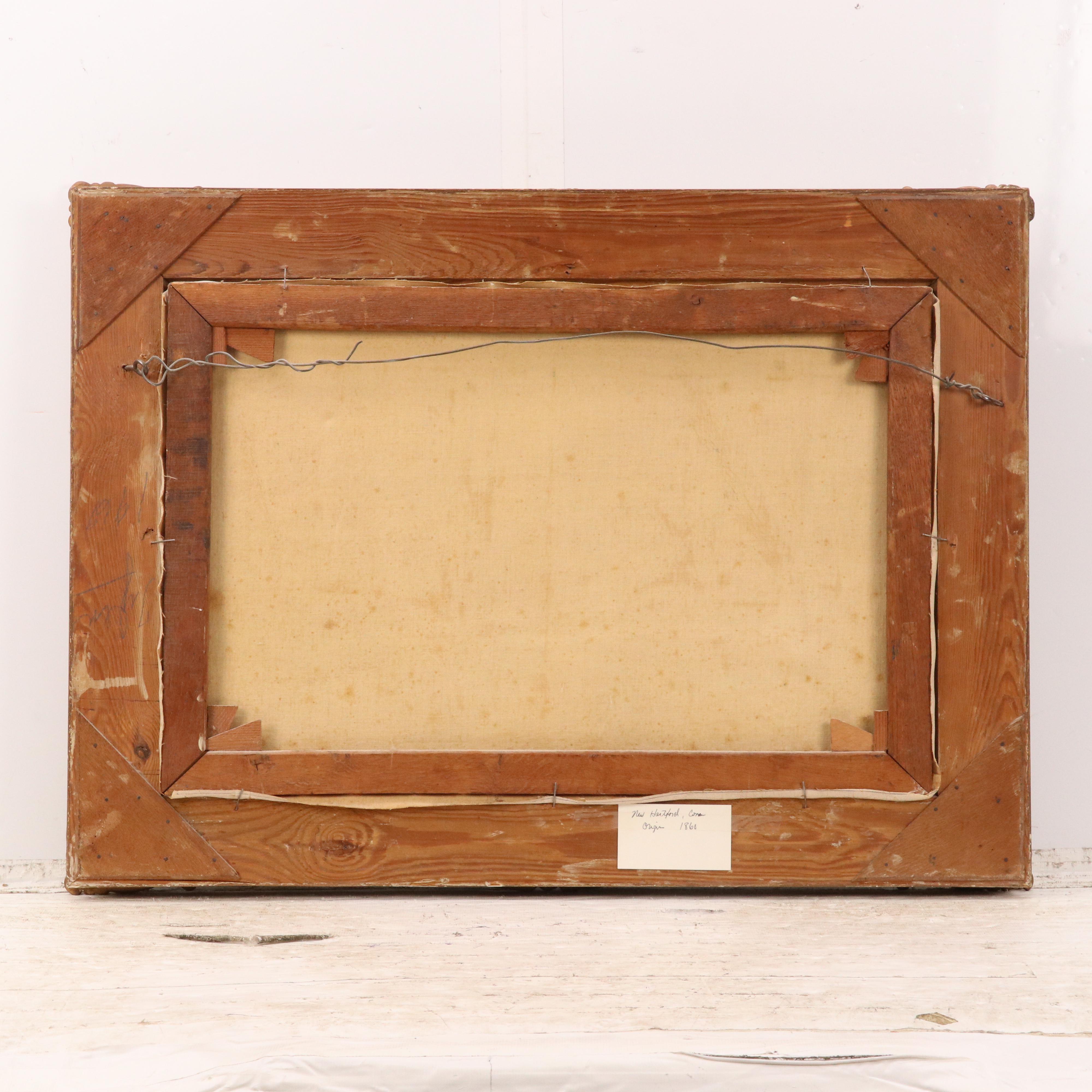 H. Ruessink Woodland Landscape Oil Painting