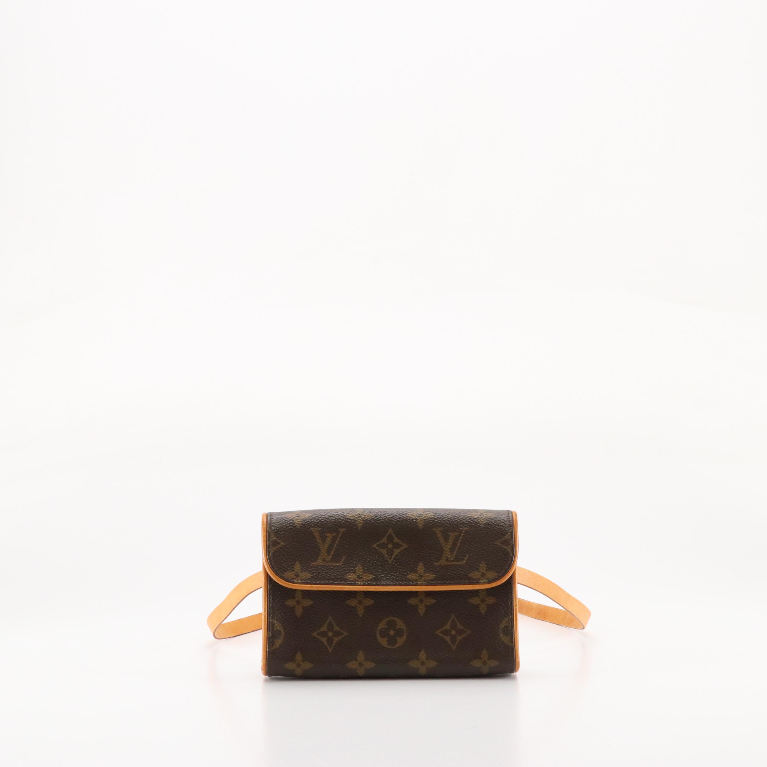 Louis Vuitton Pochette Florentine Belt Bag in Monogram Canvas and Leather