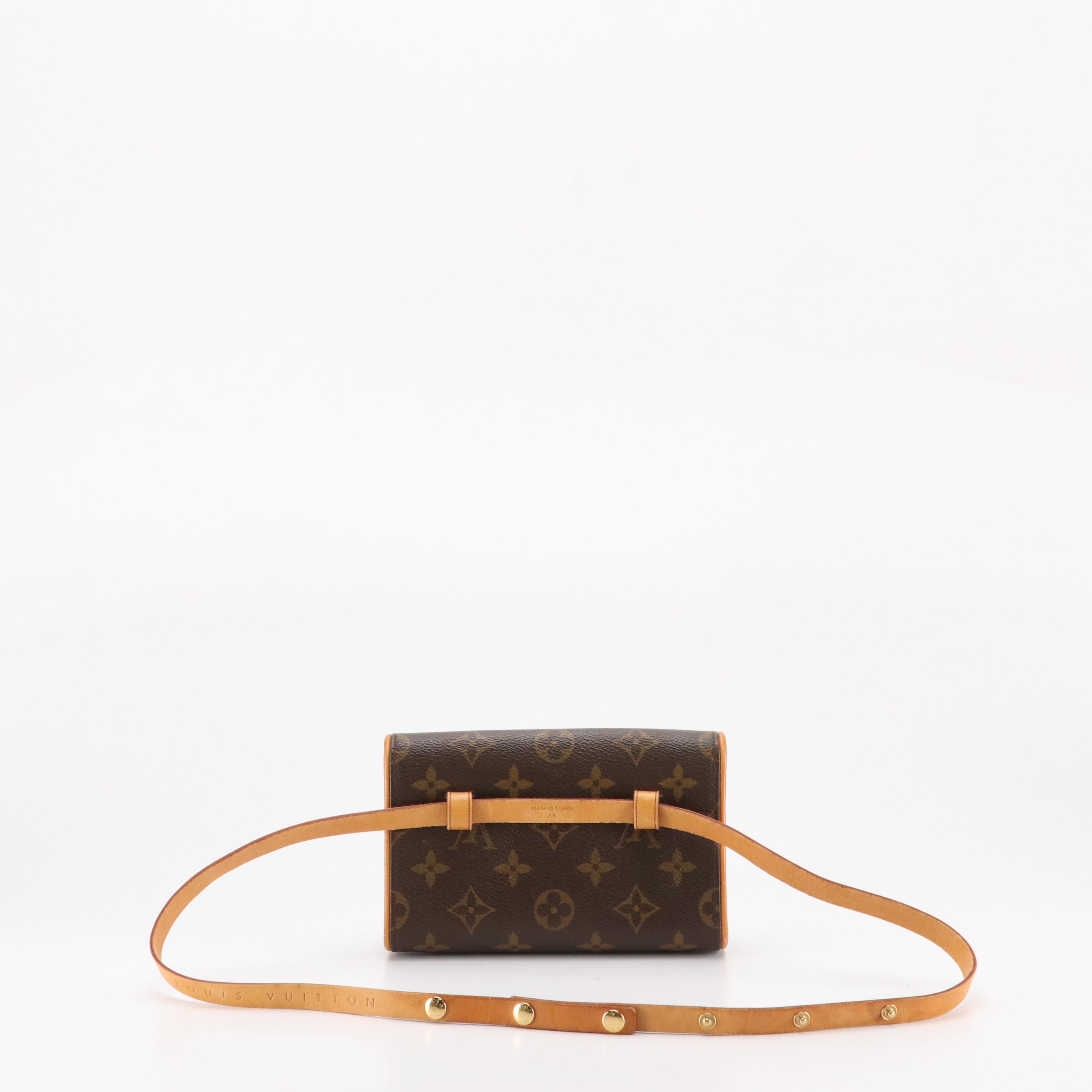 Louis Vuitton Pochette Florentine Belt Bag in Monogram Canvas and Leather