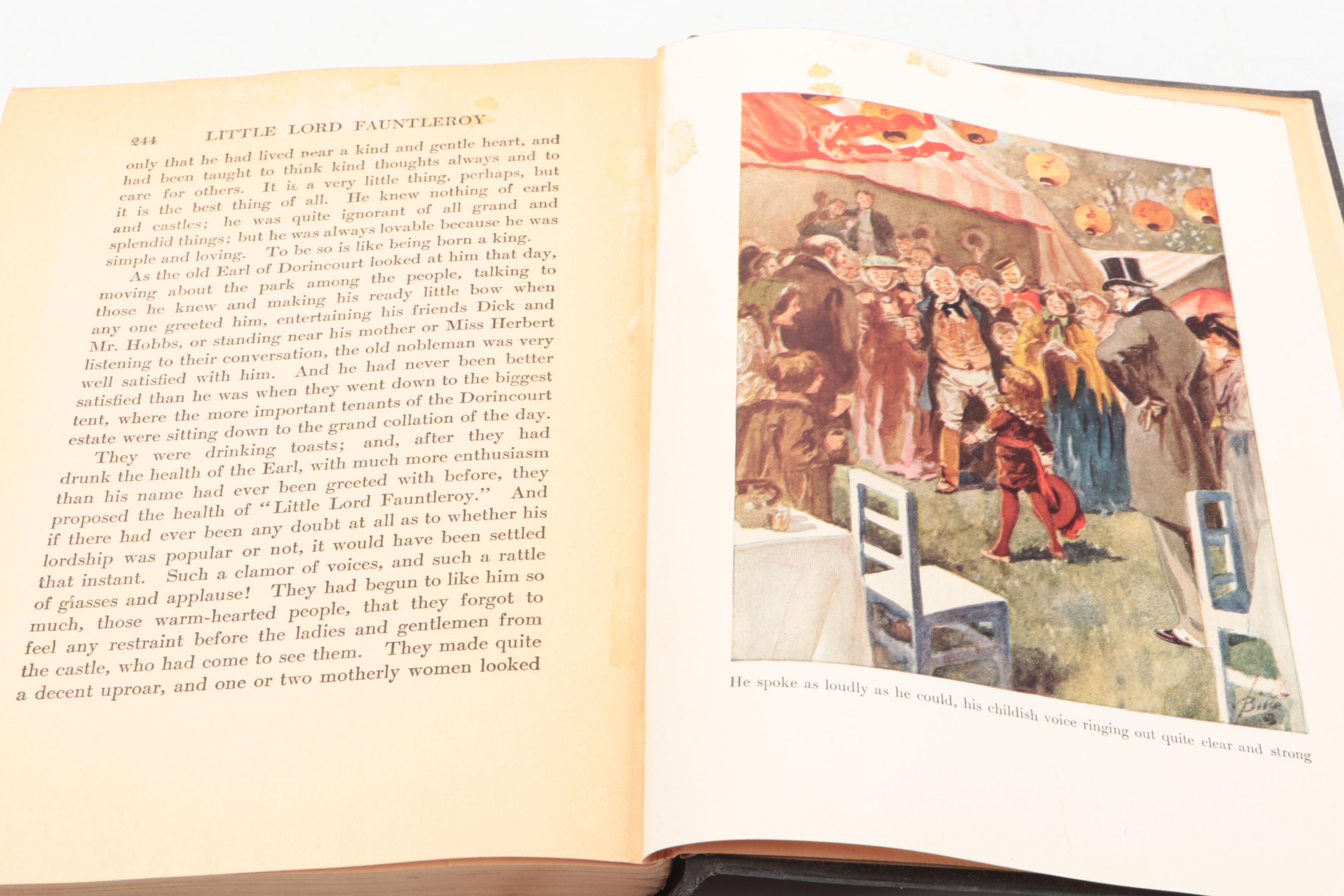 Reginald Birch Illustrated "Little Lord Fauntleroy" by Frances Hodgson Burnett