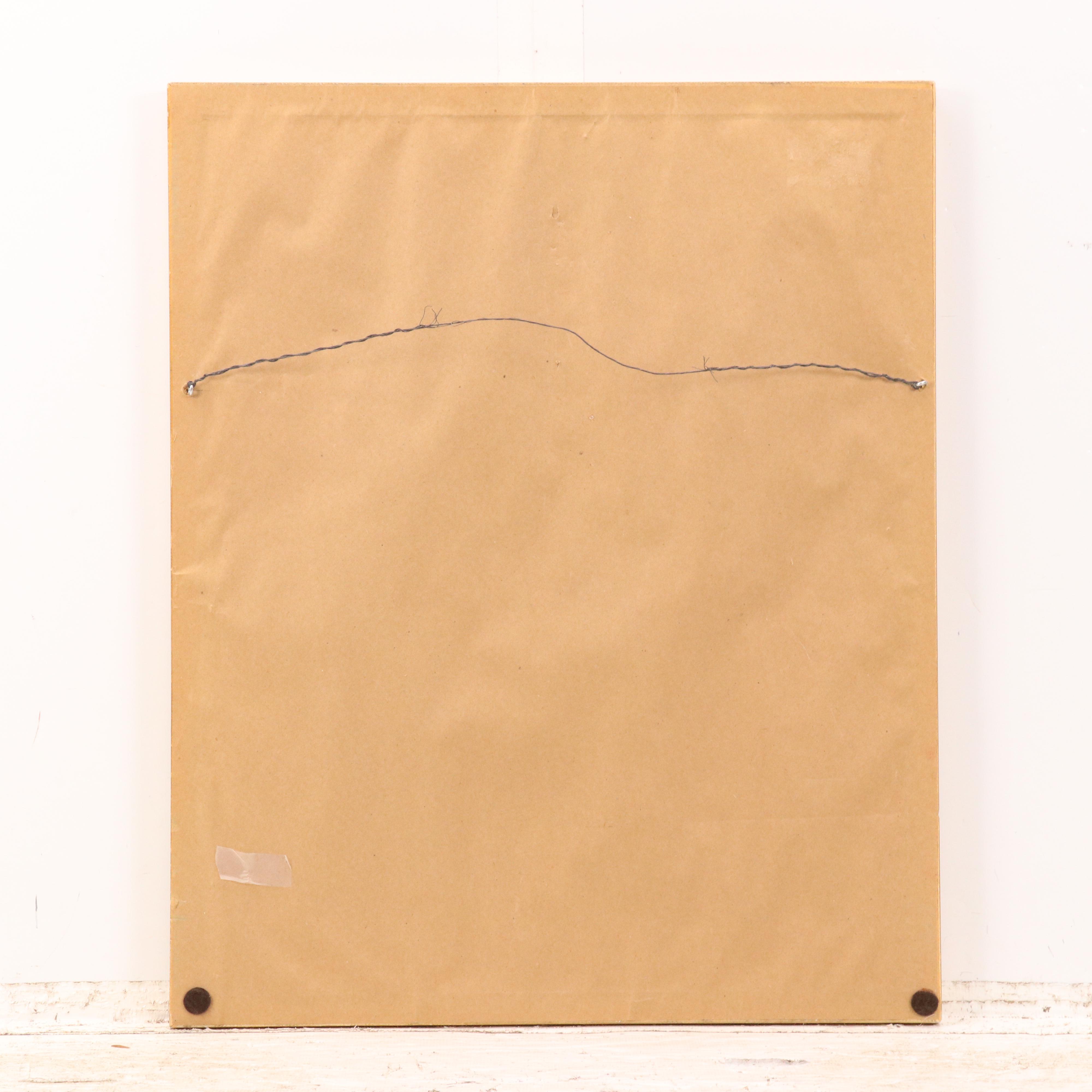 P. Nash Stylized Floral Still Life Watercolor Painting