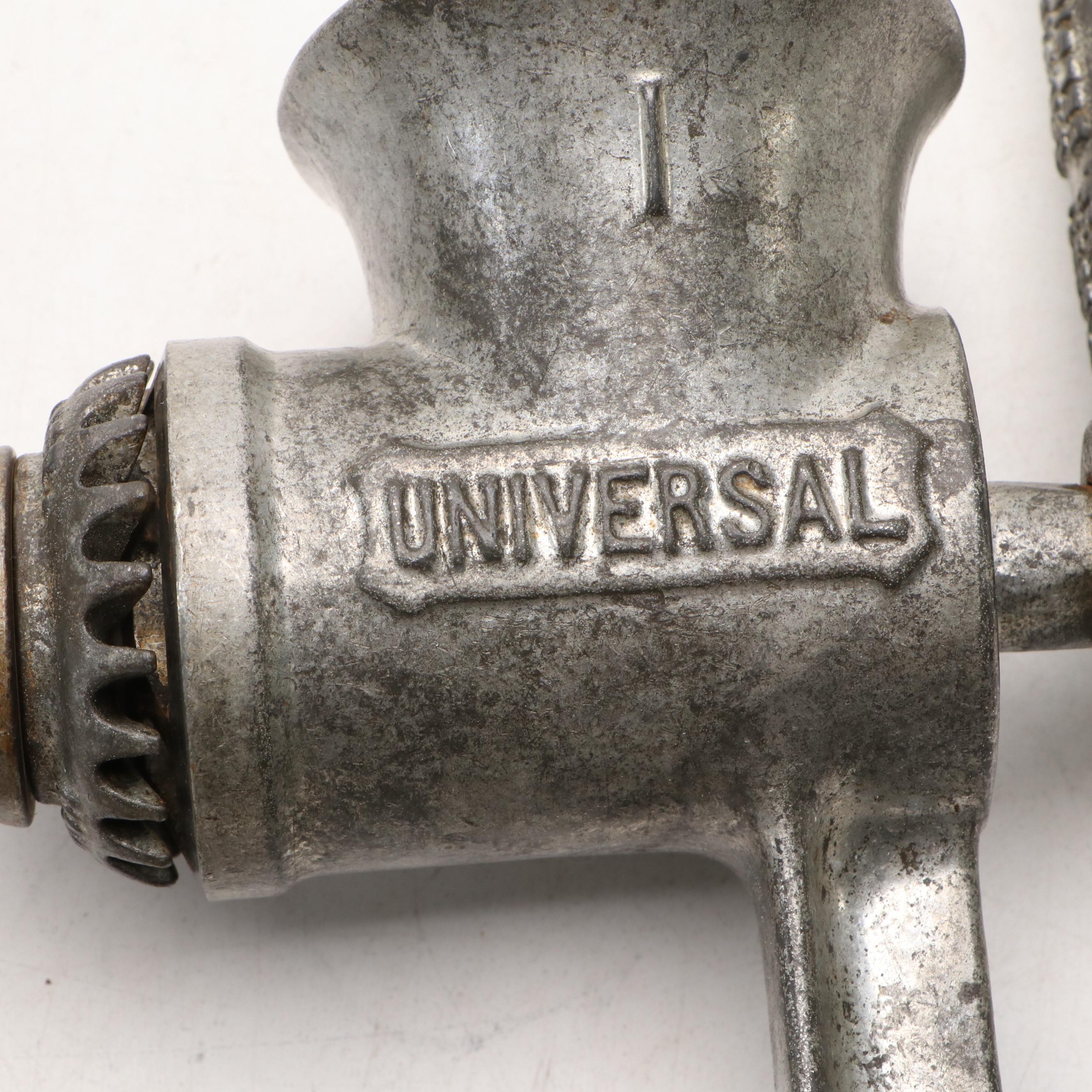 Landers, Frary & Clark Company "Universal Food Chopper" Pair, Late 19th Century