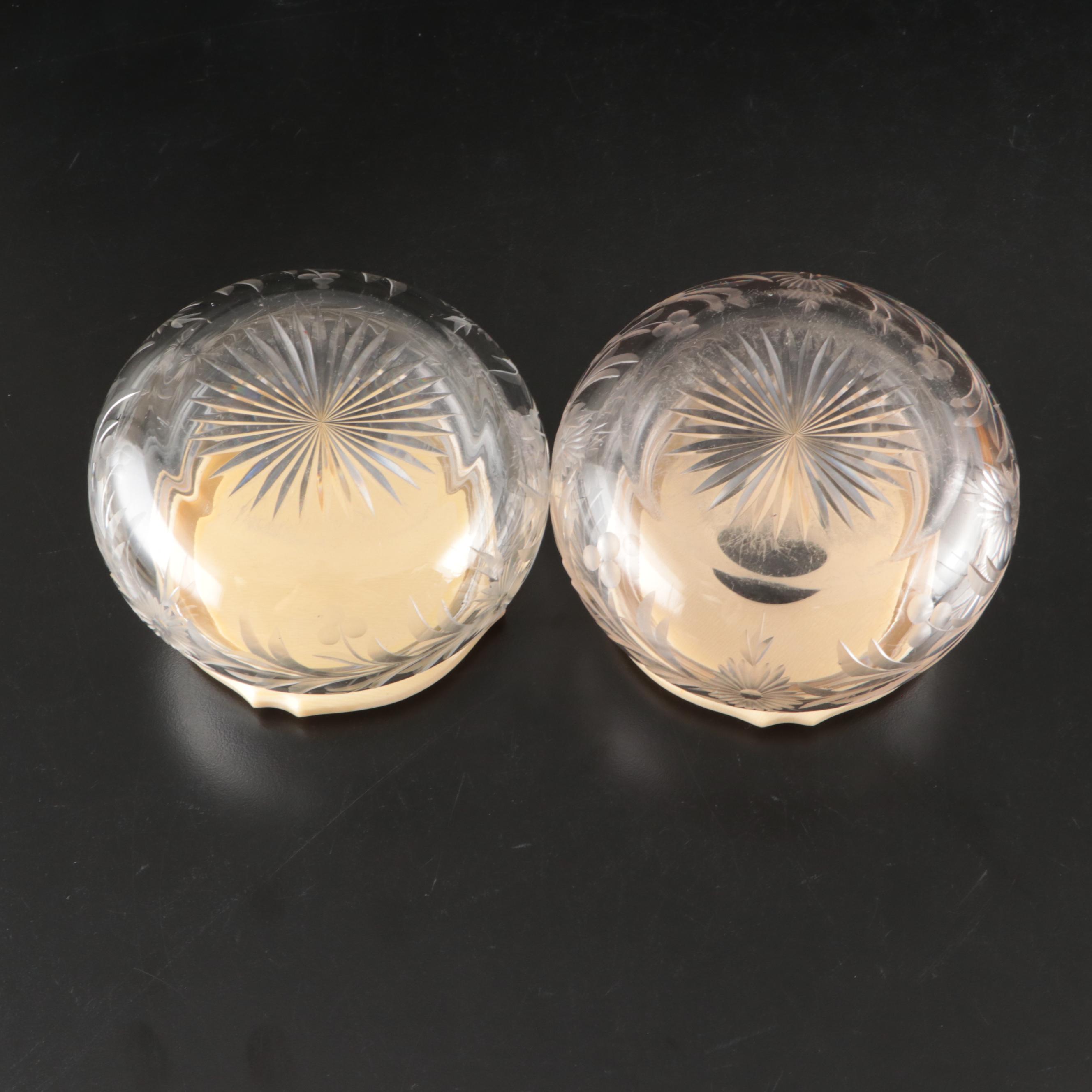 Celluloid Vanity Sets with Brushes, Hand Mirrors, Hair Receivers and Other Décor