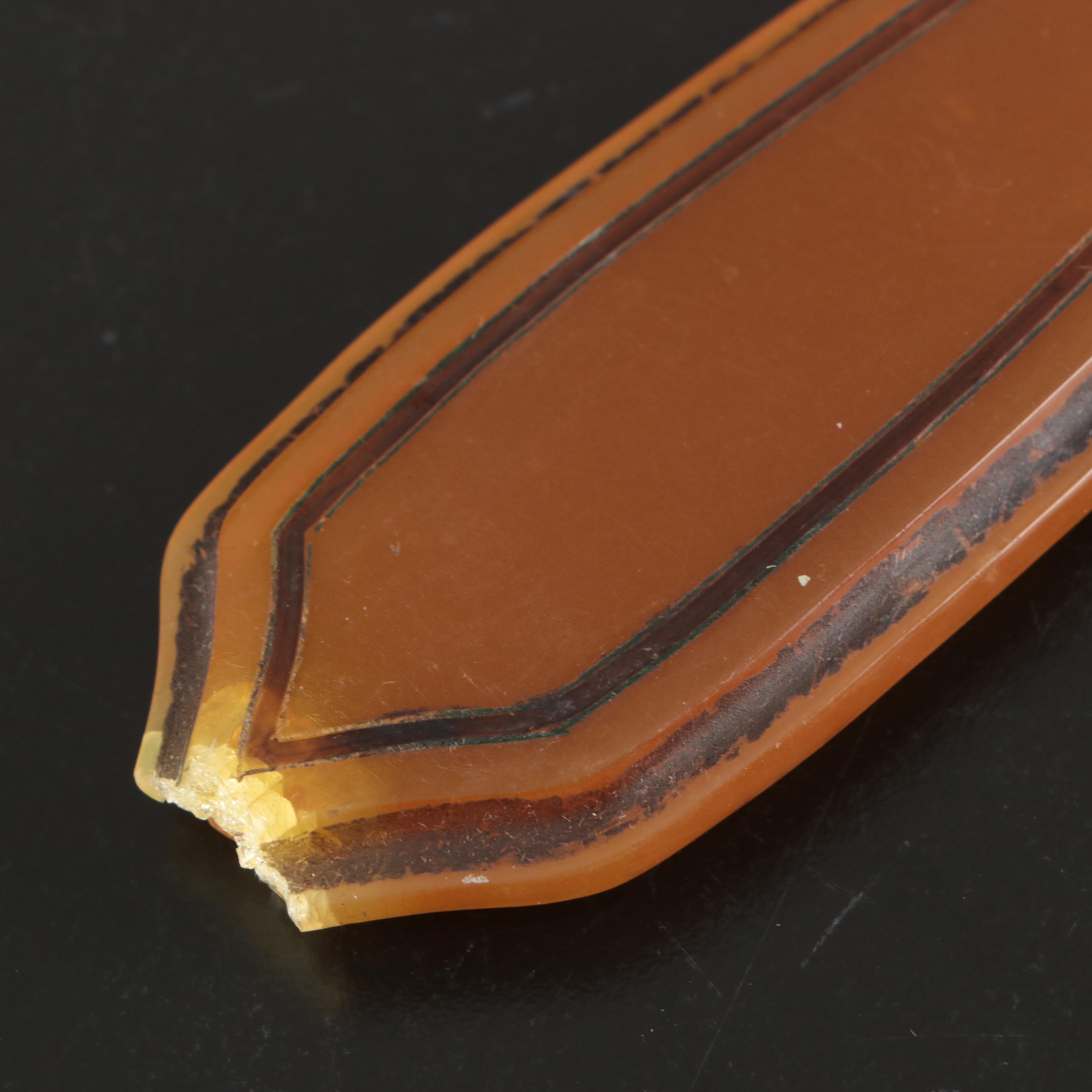 Celluloid Vanity Sets with Brushes, Hand Mirrors, Hair Receivers and Other Décor