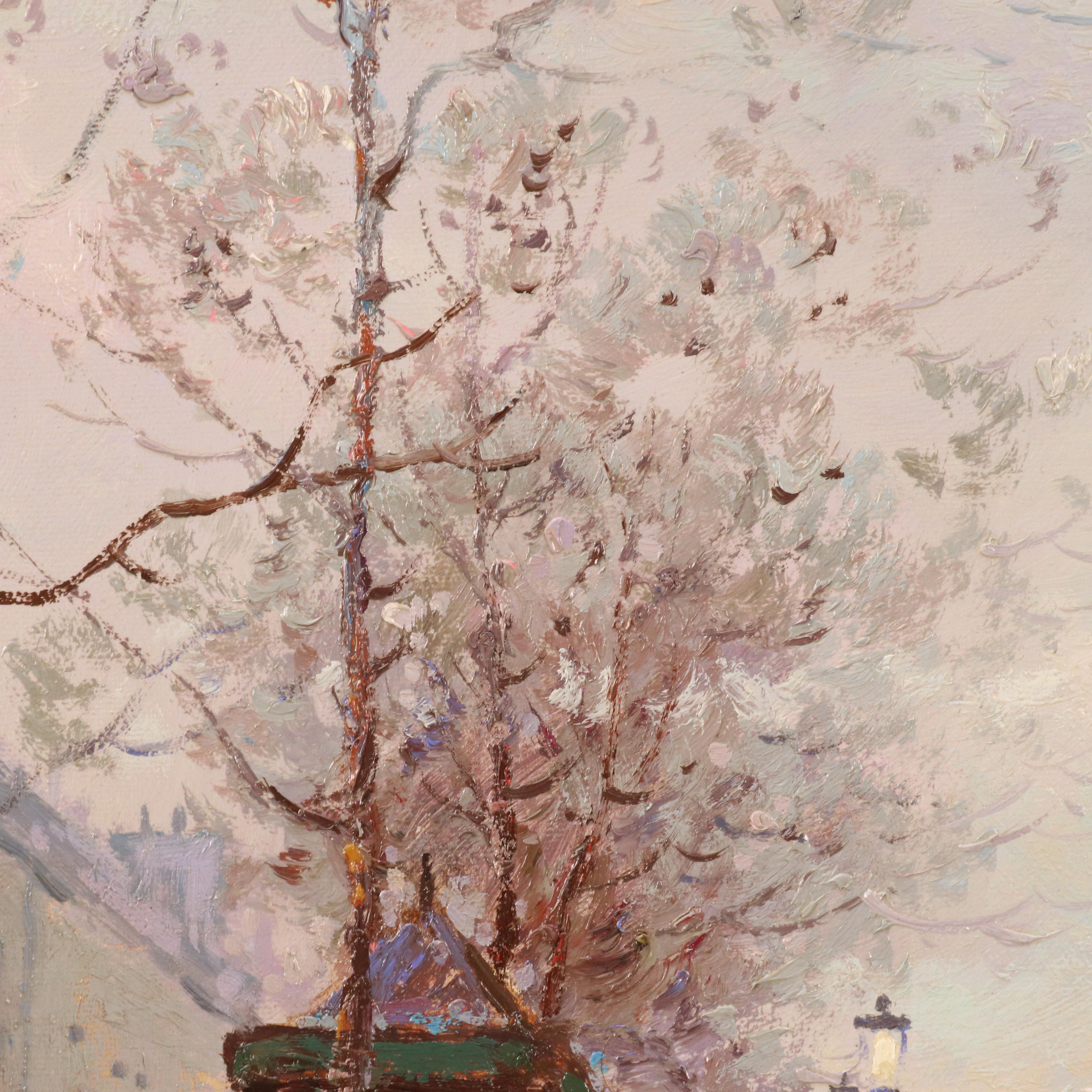 Heyden European Street Scene Oil Painting