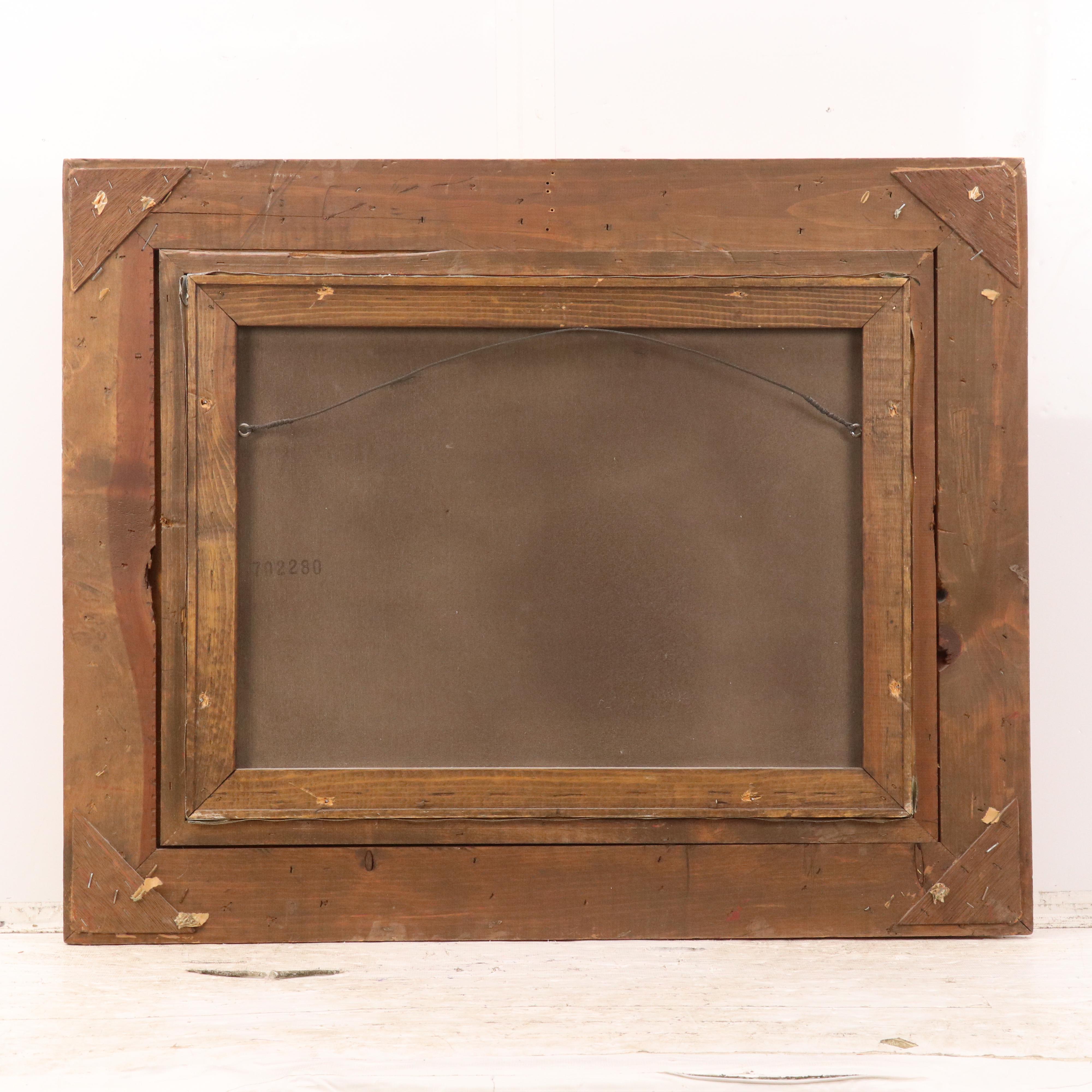 Heyden European Street Scene Oil Painting