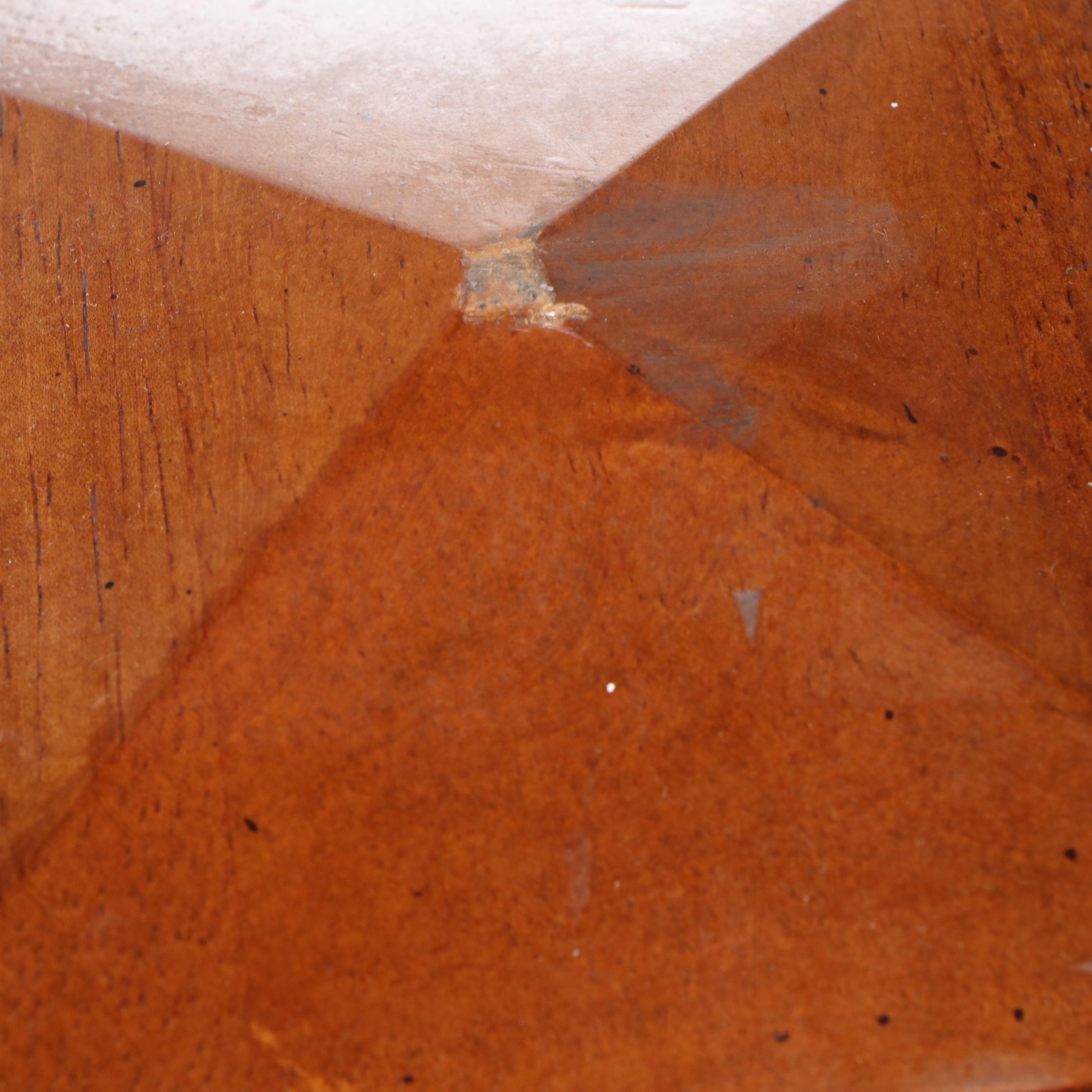 Alexander Julian "Home Colors" Wrought Iron and Parquetry Bed and Nightstand