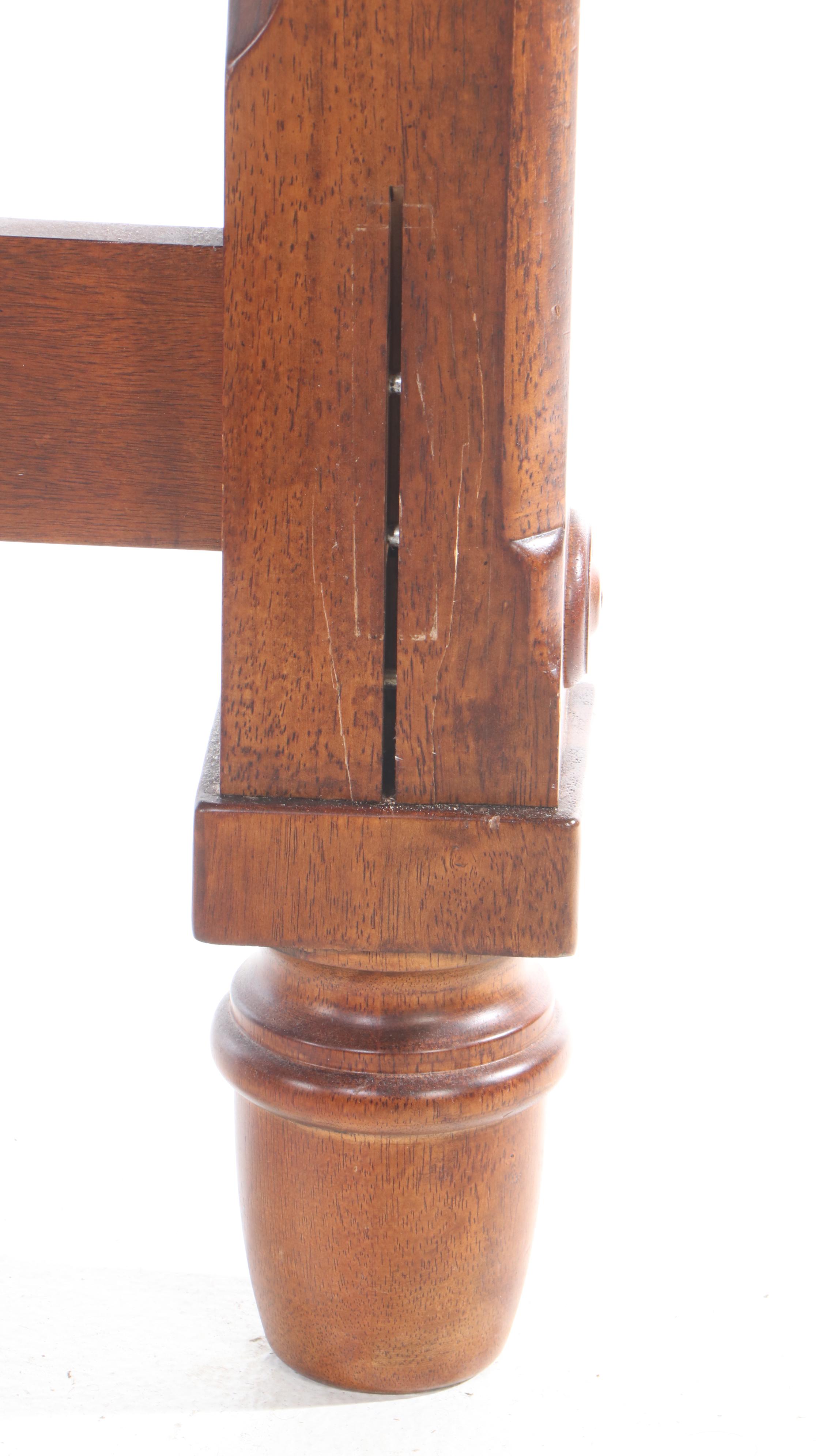 Alexander Julian "Home Colors" Wrought Iron and Parquetry Bed and Nightstand