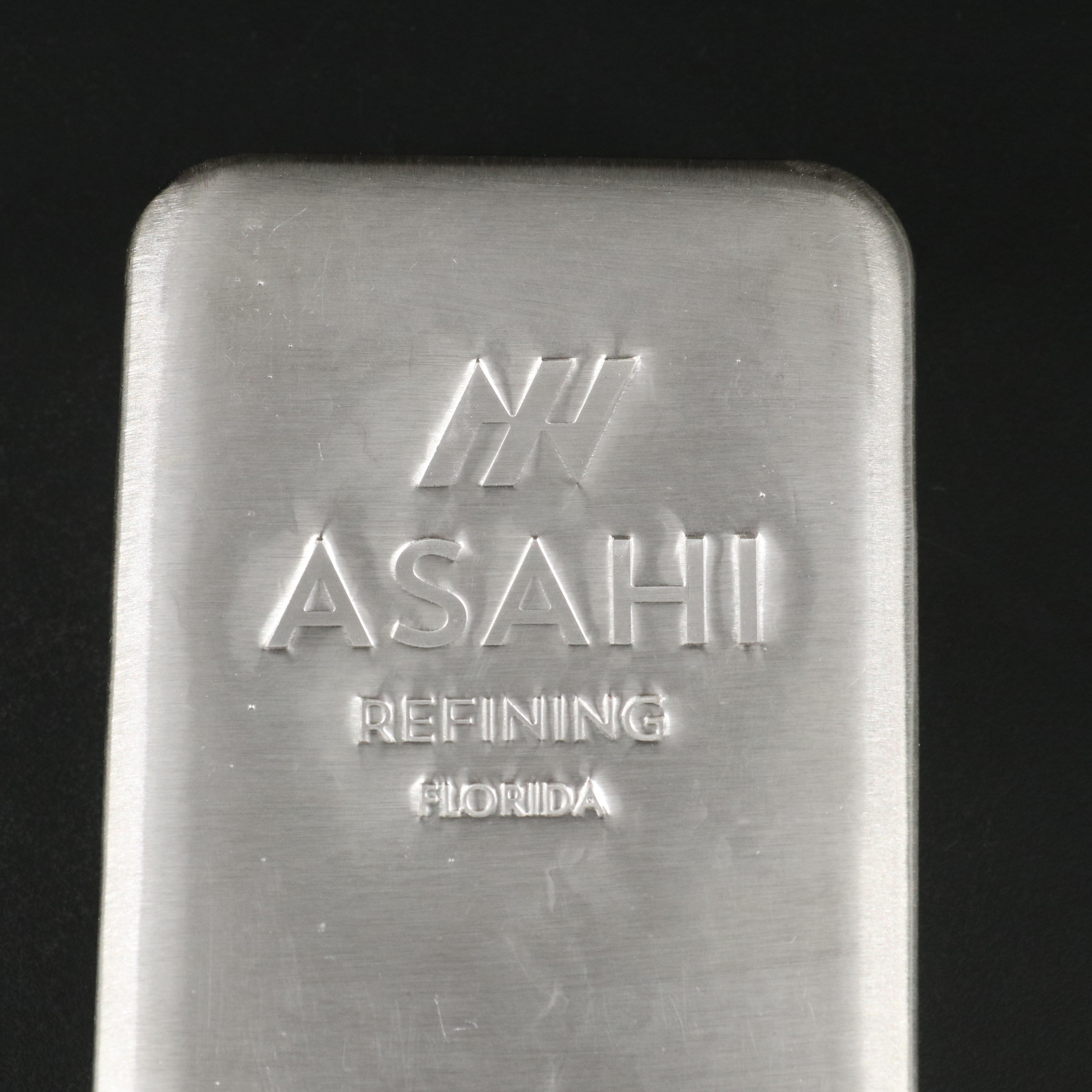 100 Troy Ounce Fine Silver Bar, ASAHI
