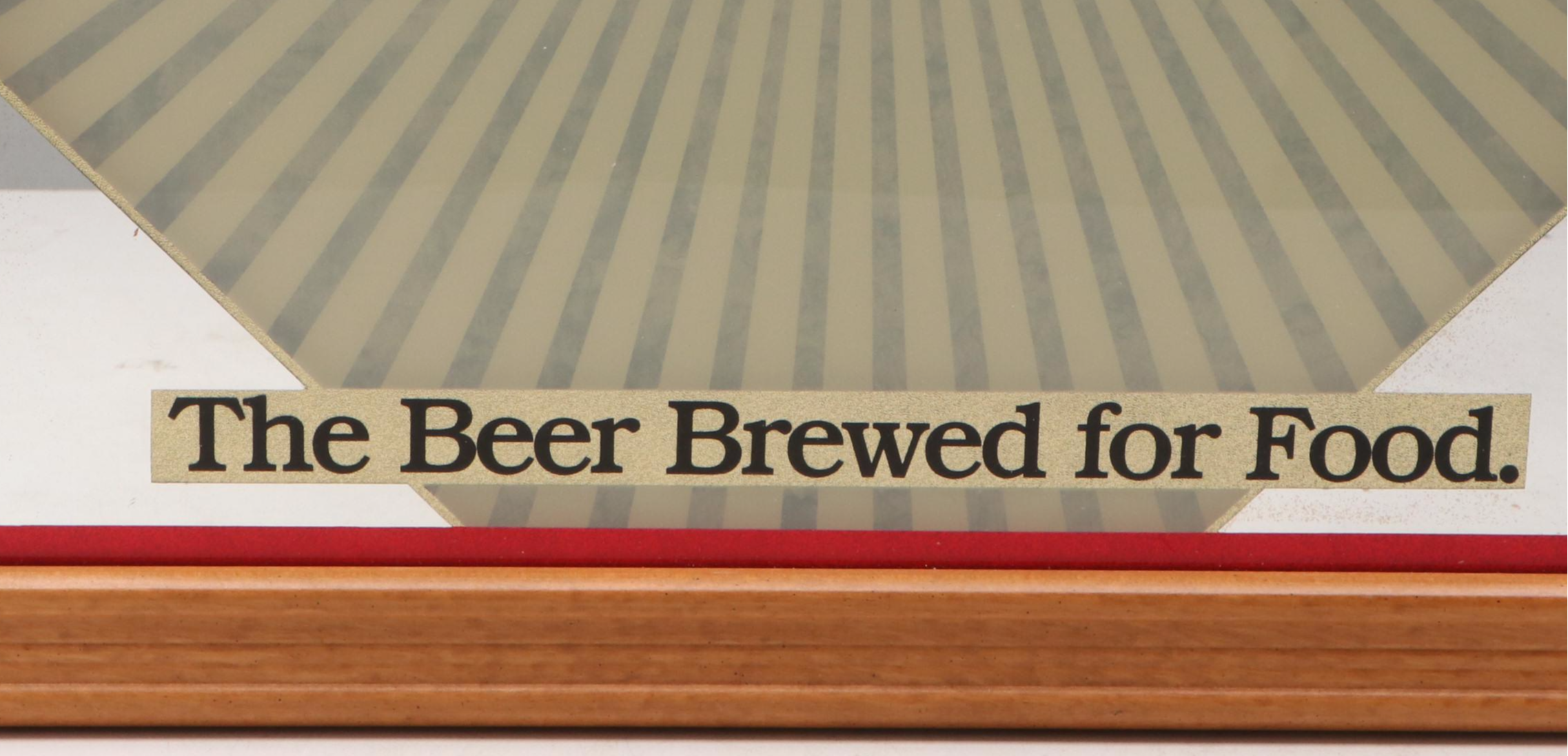 Dos Equis Wood Framed Advertising Mirror with Other Beer Memorabilia