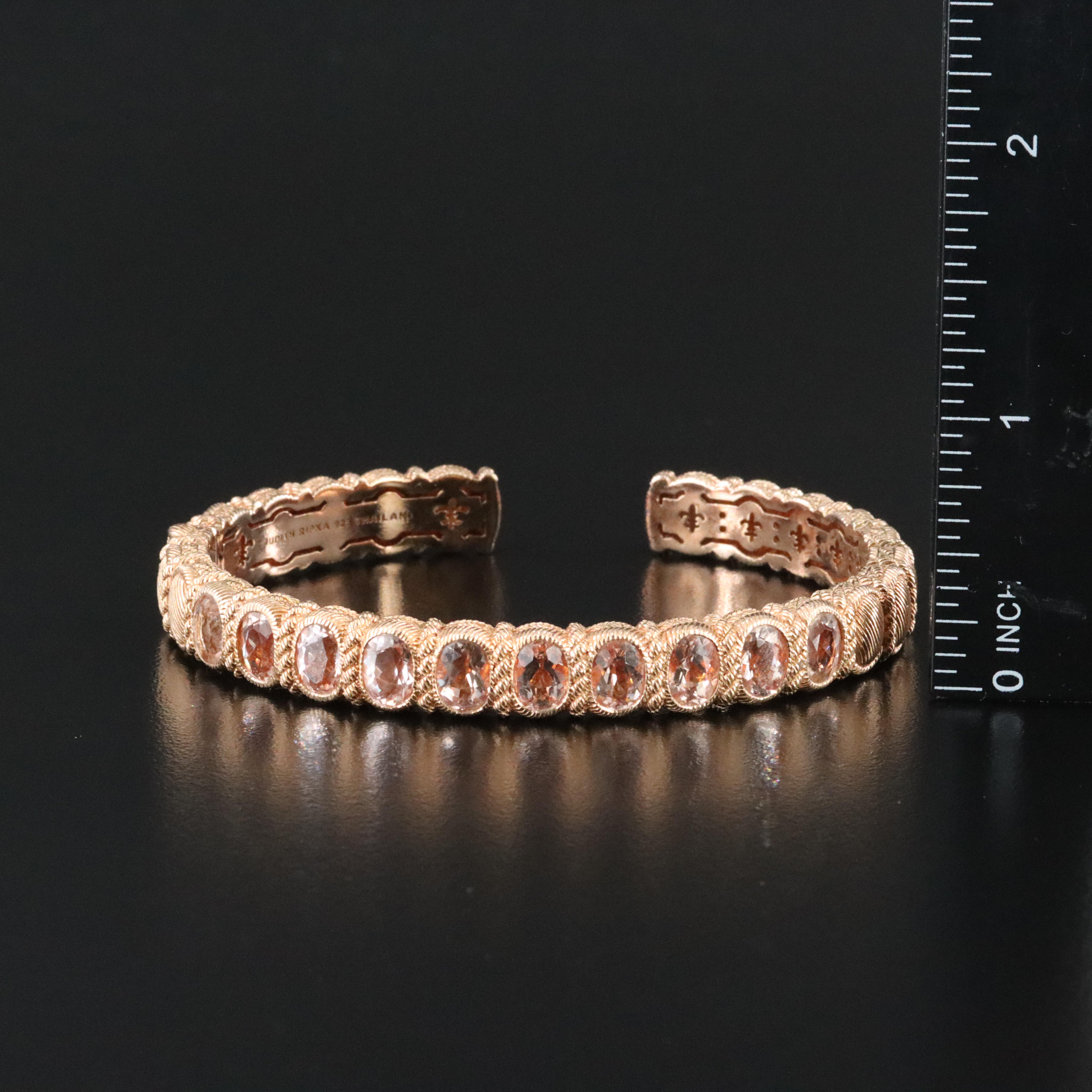 Judith Ripka Sterling CZ Cuff