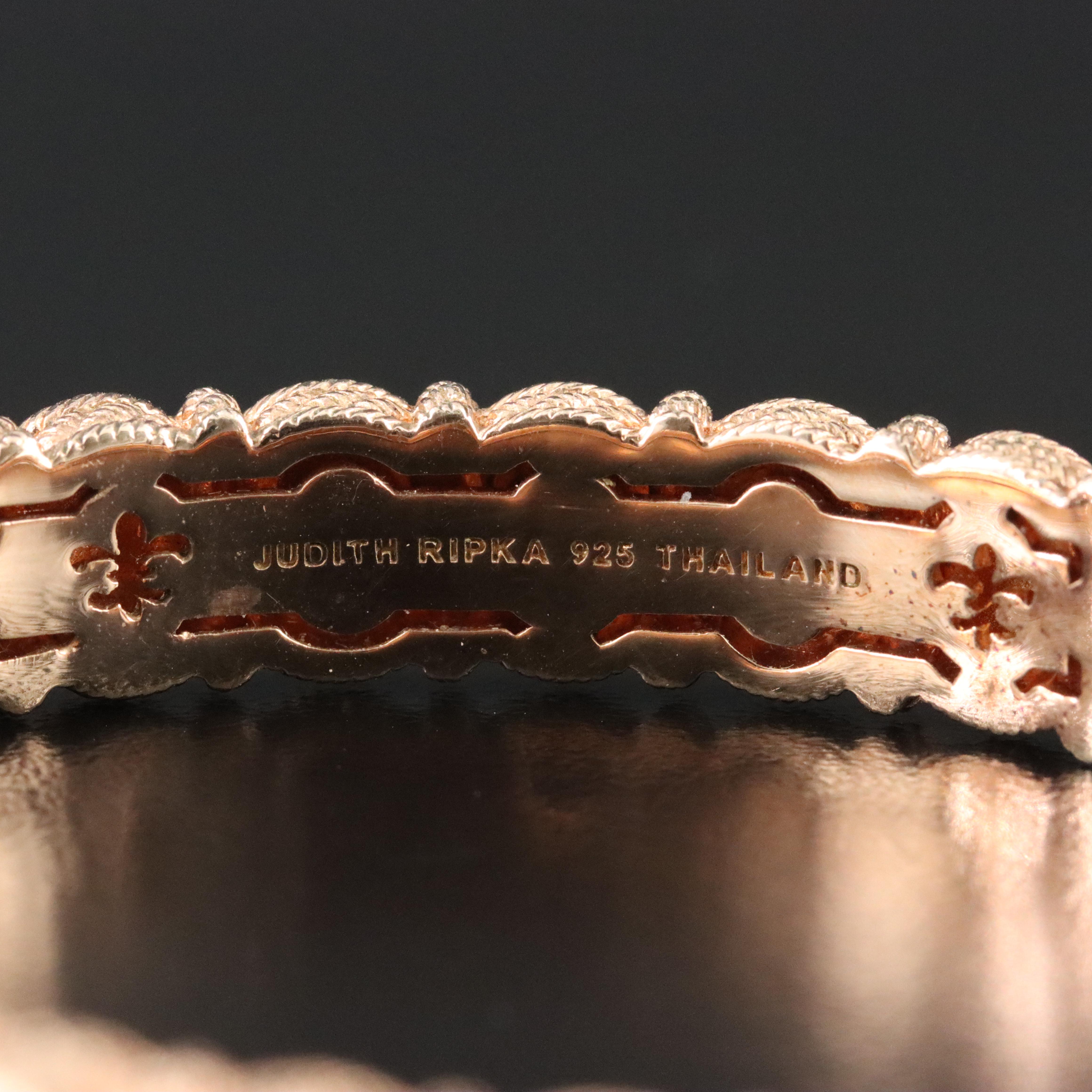 Judith Ripka Sterling CZ Cuff