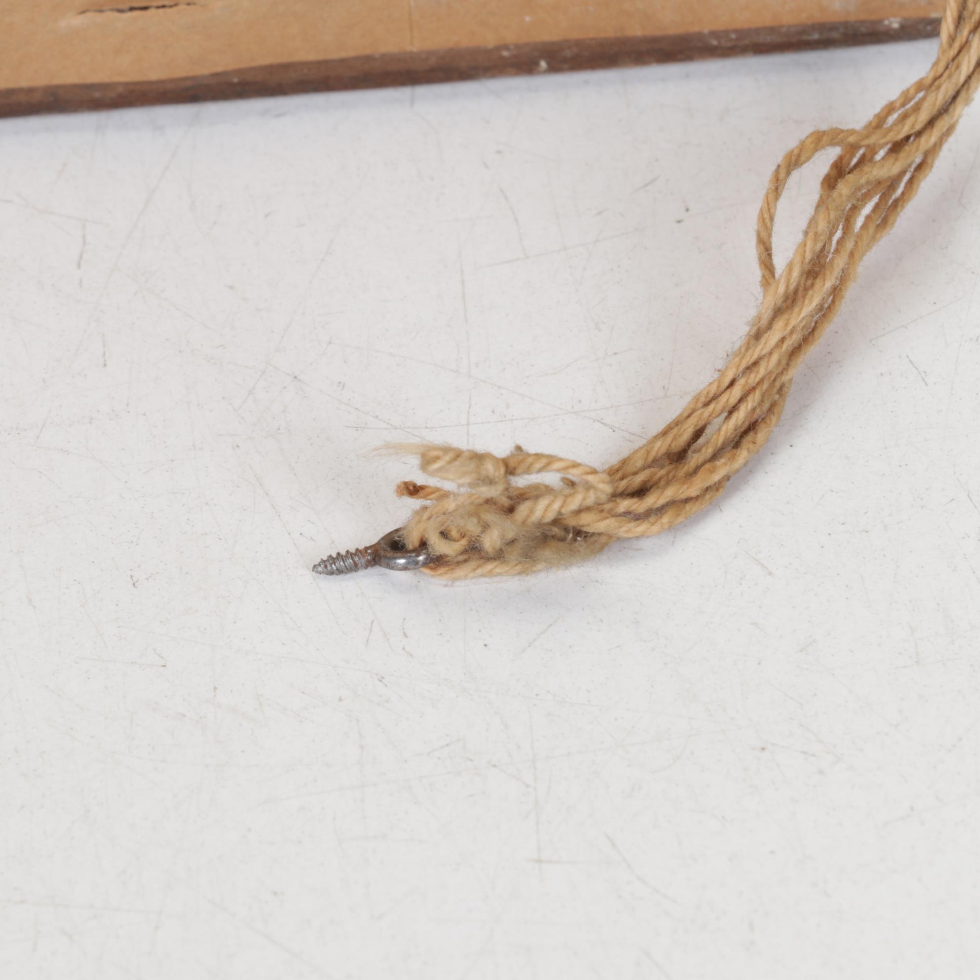 Godey's 1848 Paris Fashion Print Reproduction on Cloth, Framed