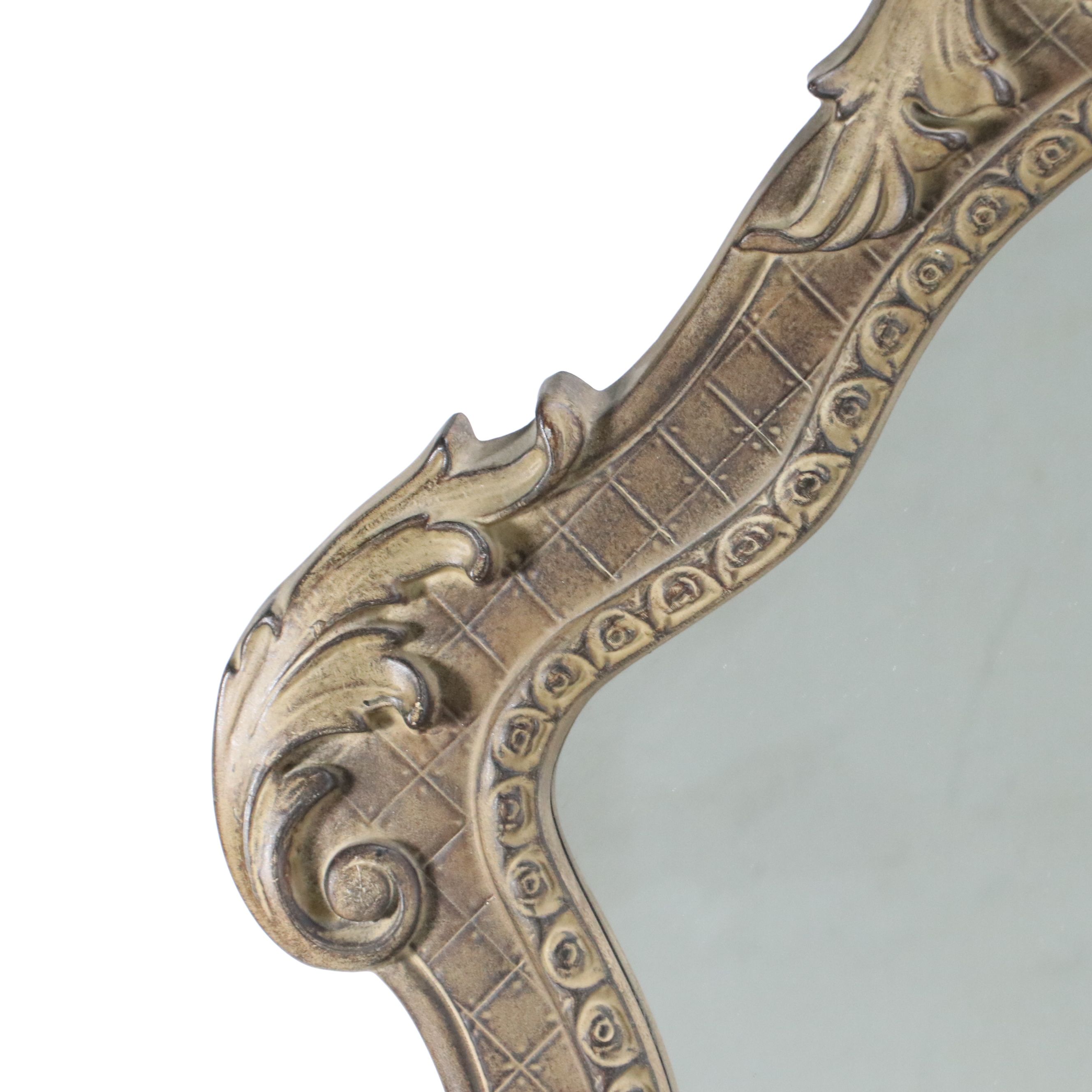 Allen + Roth "Washed Espresso Ornate" Wall Mirror